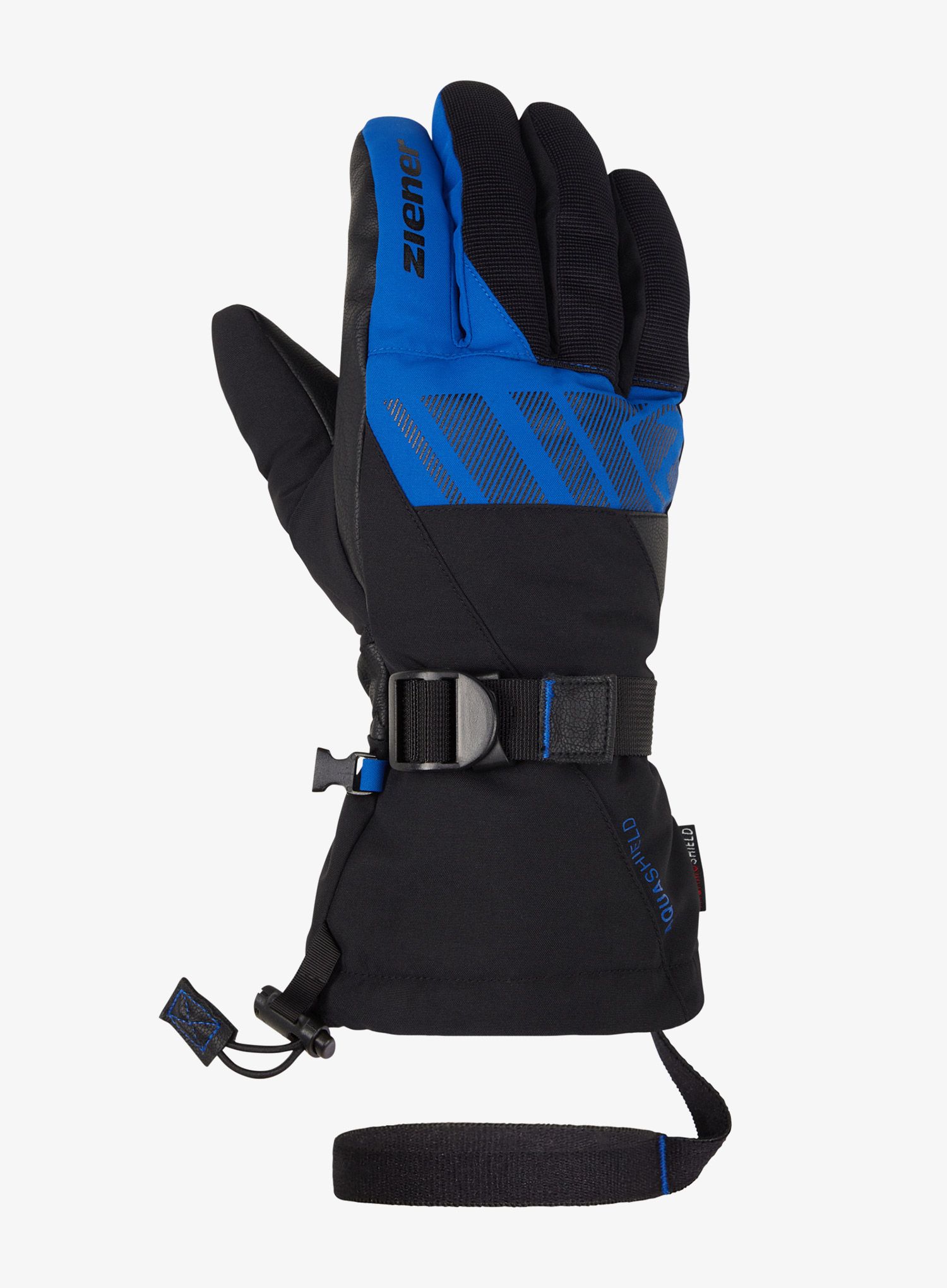 Skijaške rukavice Ziener Ghalion AS - black/cobalt blue