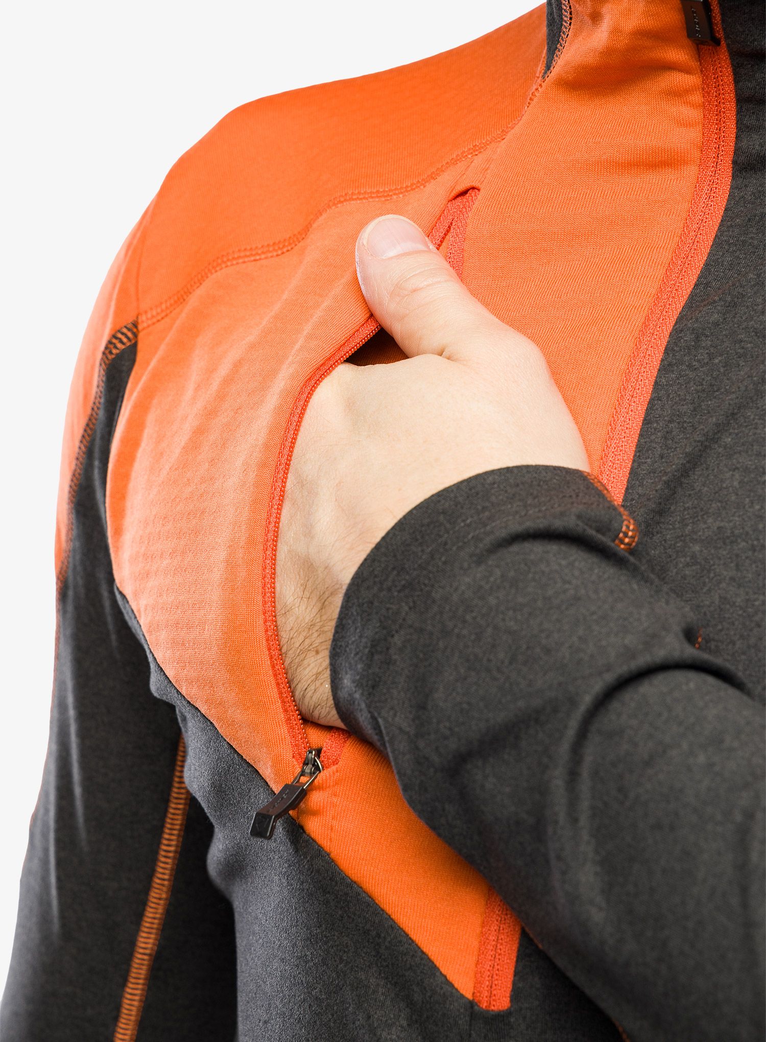 Dukserica Ziener Japvo - burnt orange