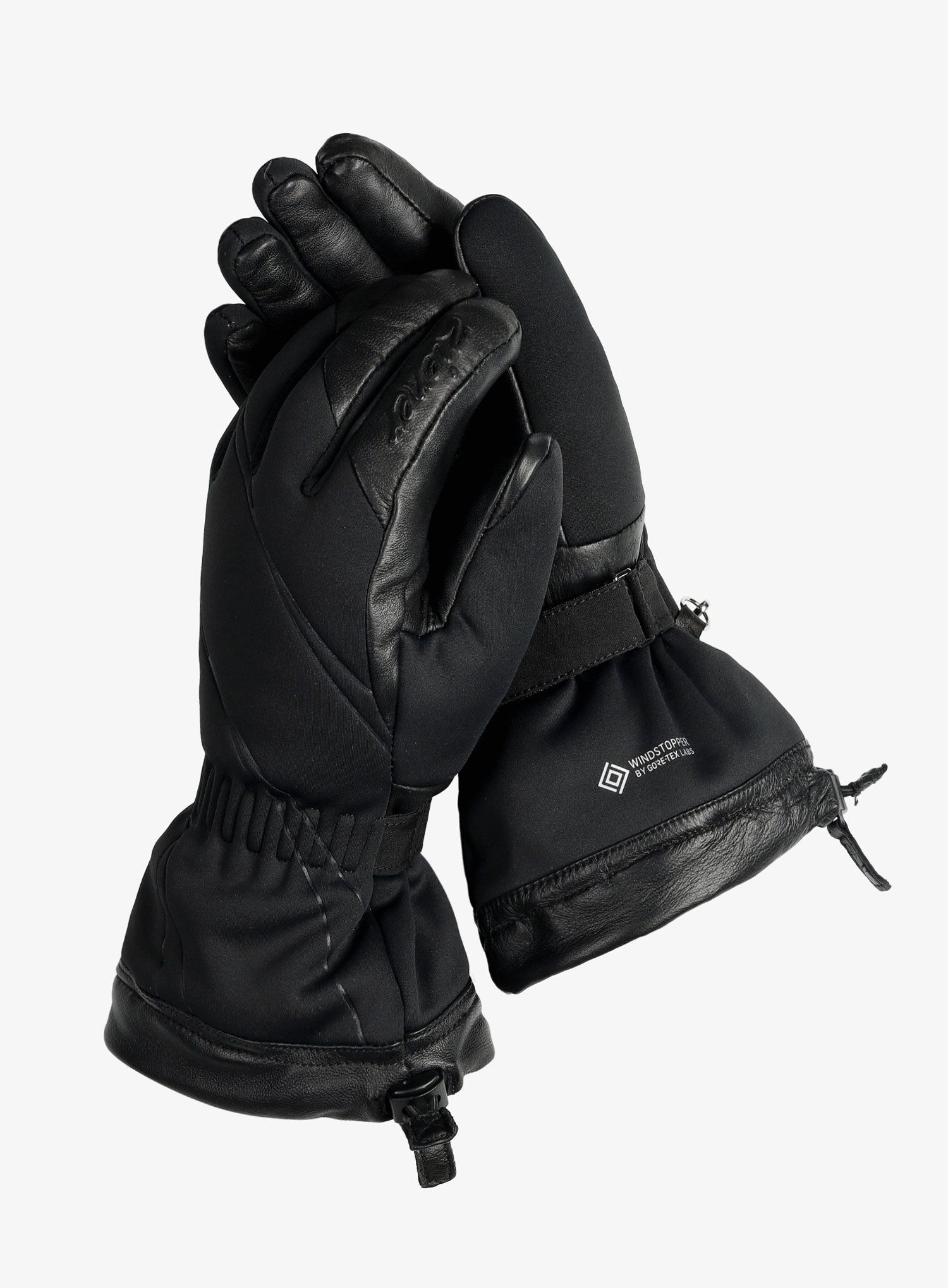Ženske skijaške rukavice Ziener Klivia WS Down - black