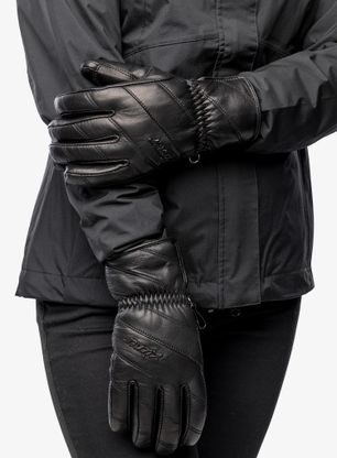 Ženske skijaške rukavice Ziener Kuma AS - black