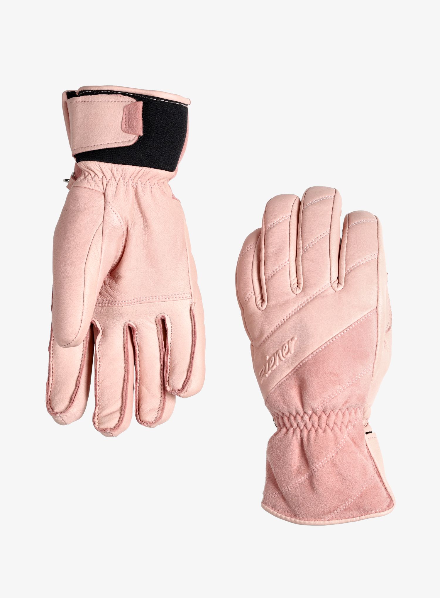 Ženske skijaške rukavice Ziener Kuma AS - rose blush