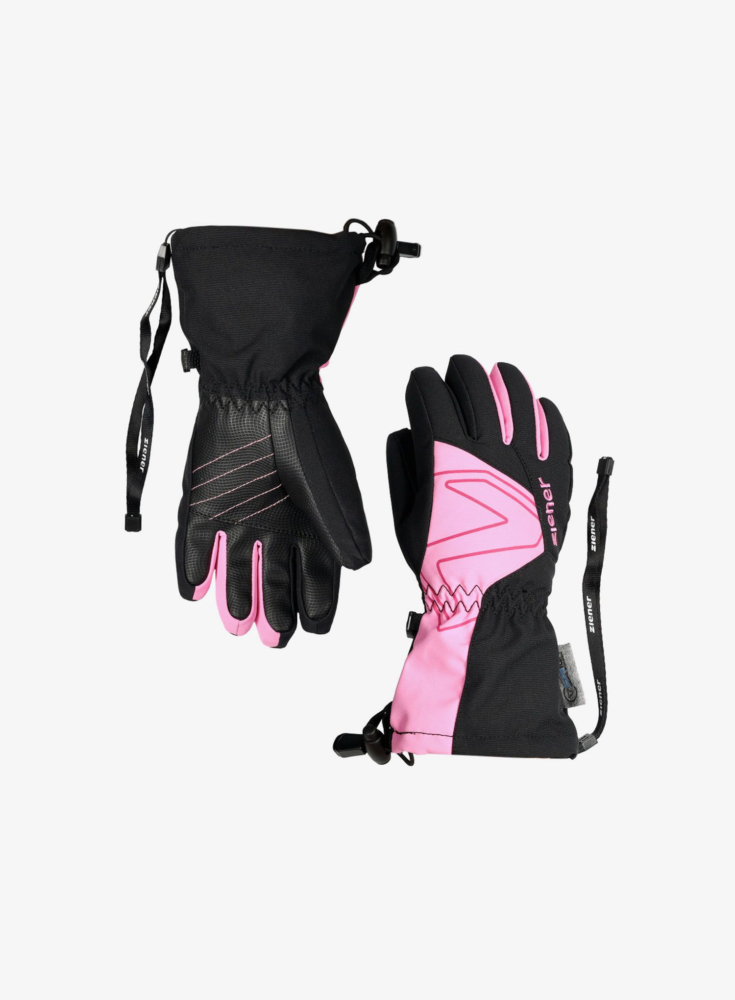 Dječje rukavice Ziener Laval AS AW Junior - black/fuchsia pink