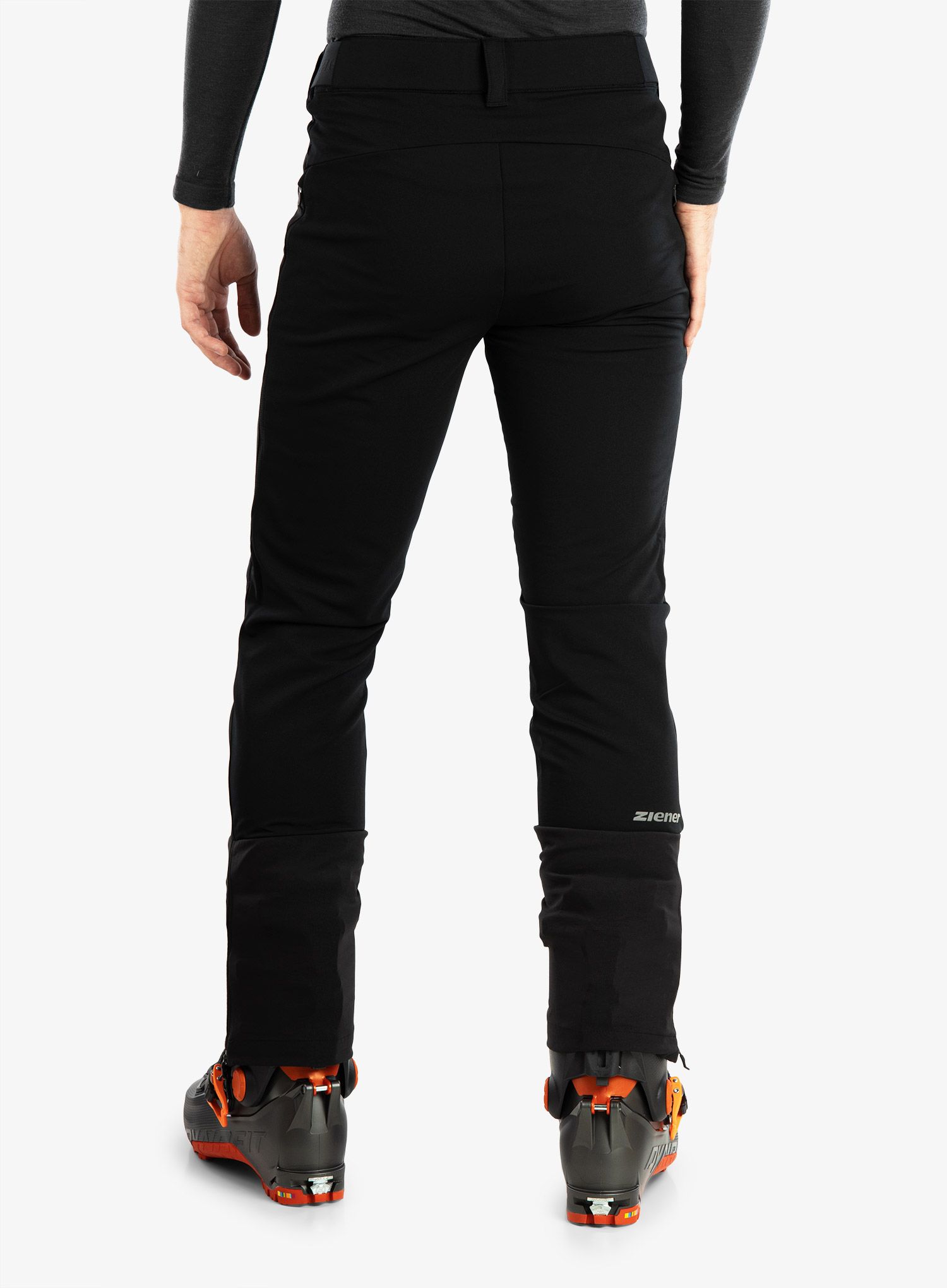 Softshell hlače Ziener Narak - black/blk