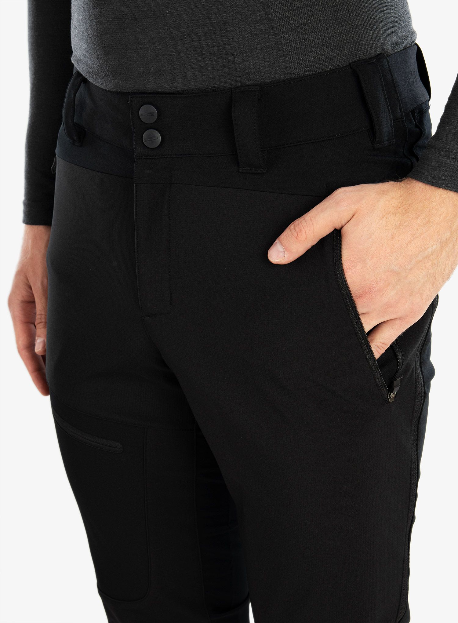 Softshell hlače Ziener Narak - black/blk