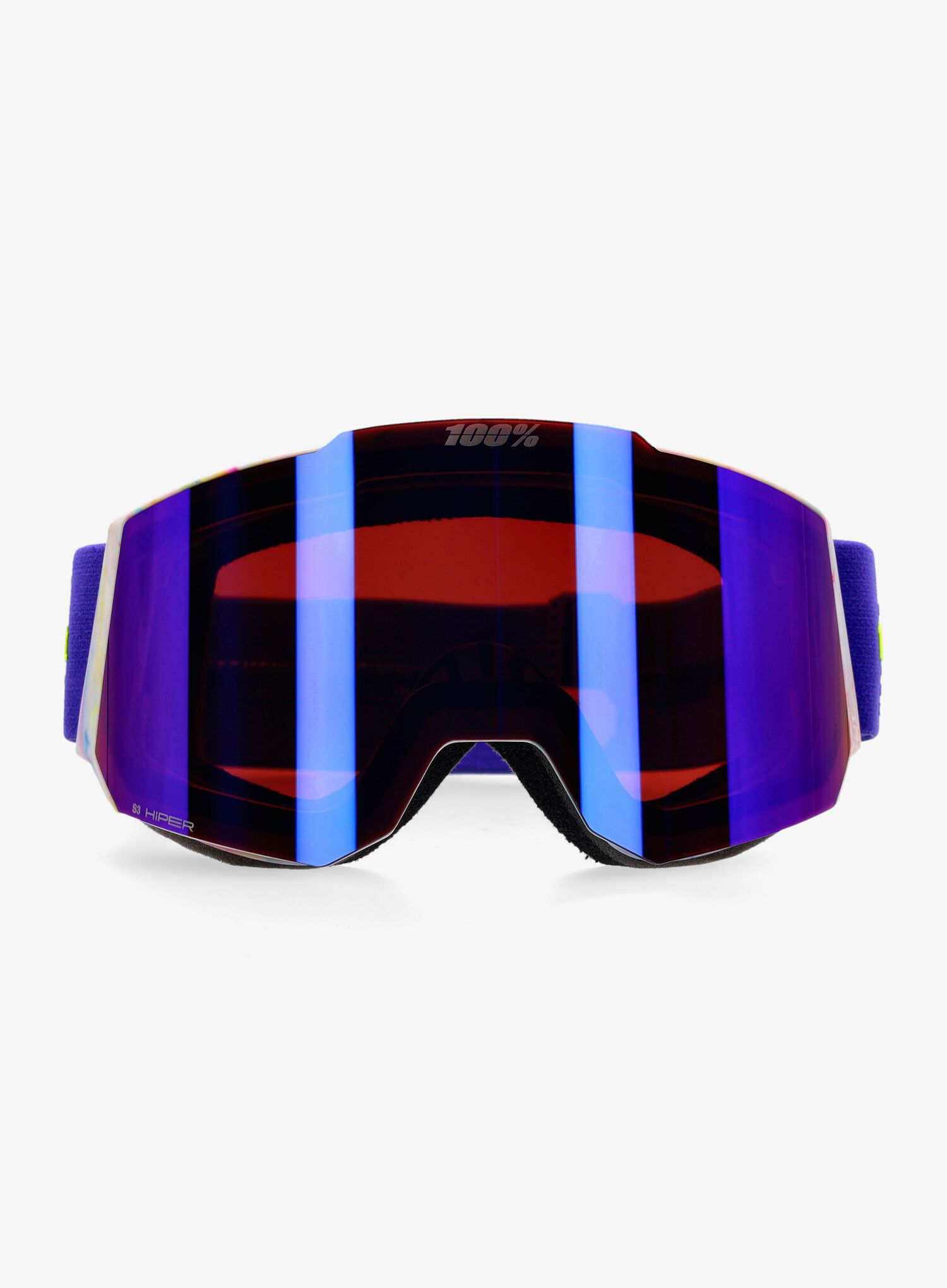 Skijaške naočale 100% Snowcraft Hiper - mirror violet lens