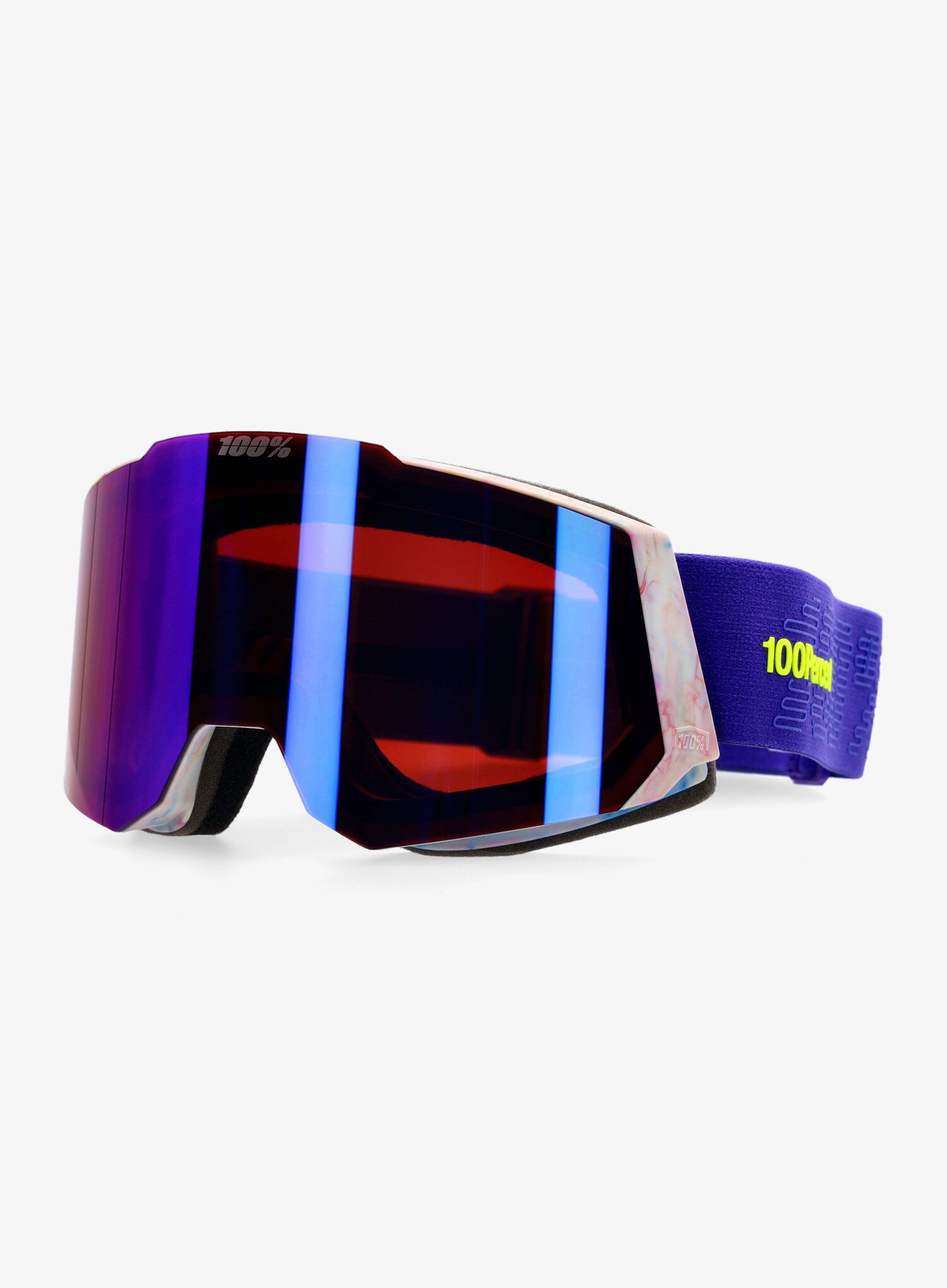 Skijaške naočale 100% Snowcraft Hiper - mirror violet lens