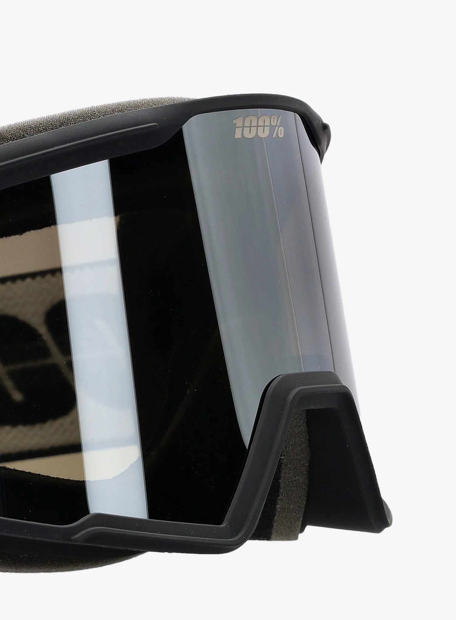 Skijaške naočale 100% Valnor - black/mirror silver lens