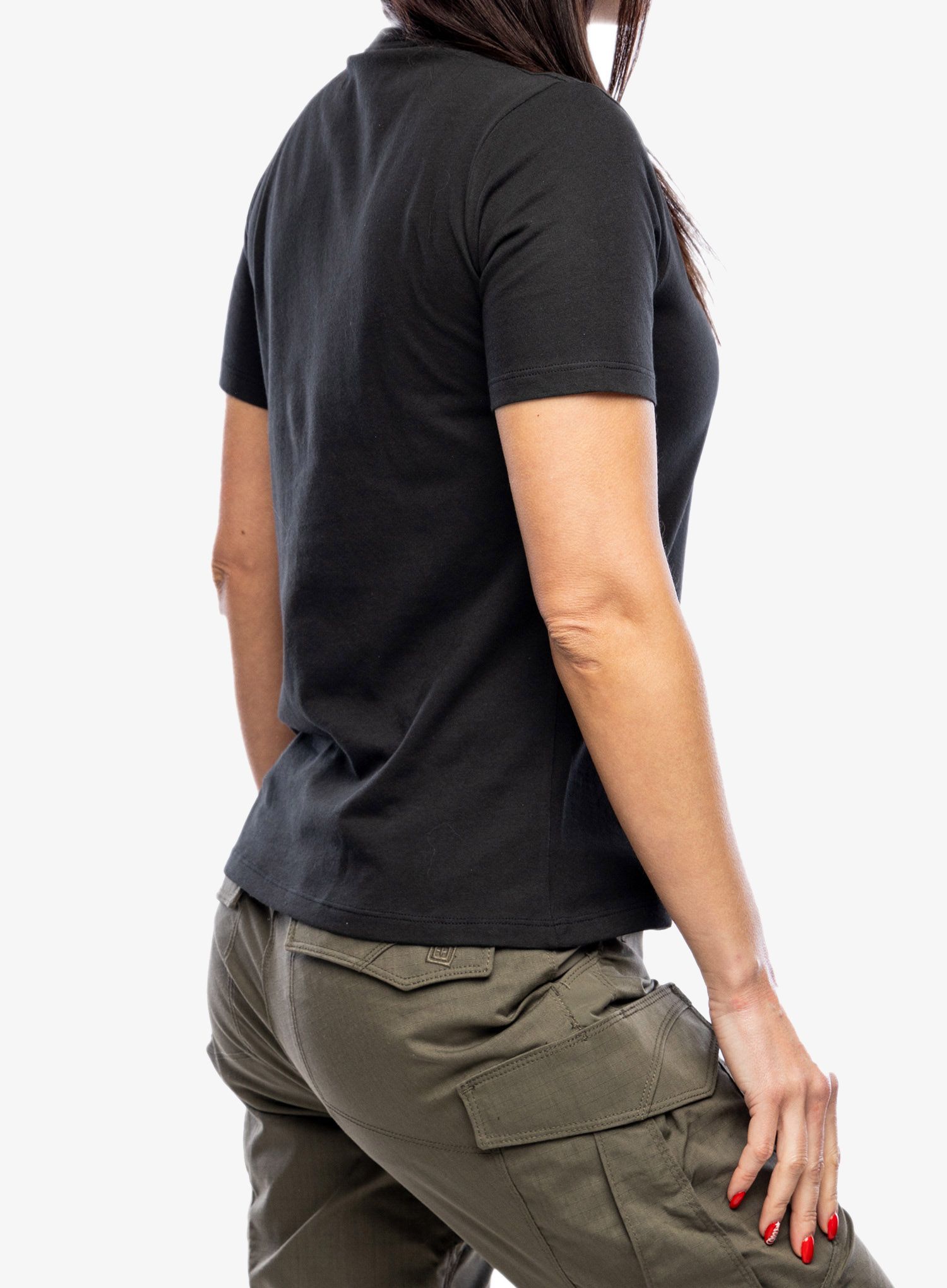 Ženska majica 5.11 Watercolor Camo S/S Tee - black