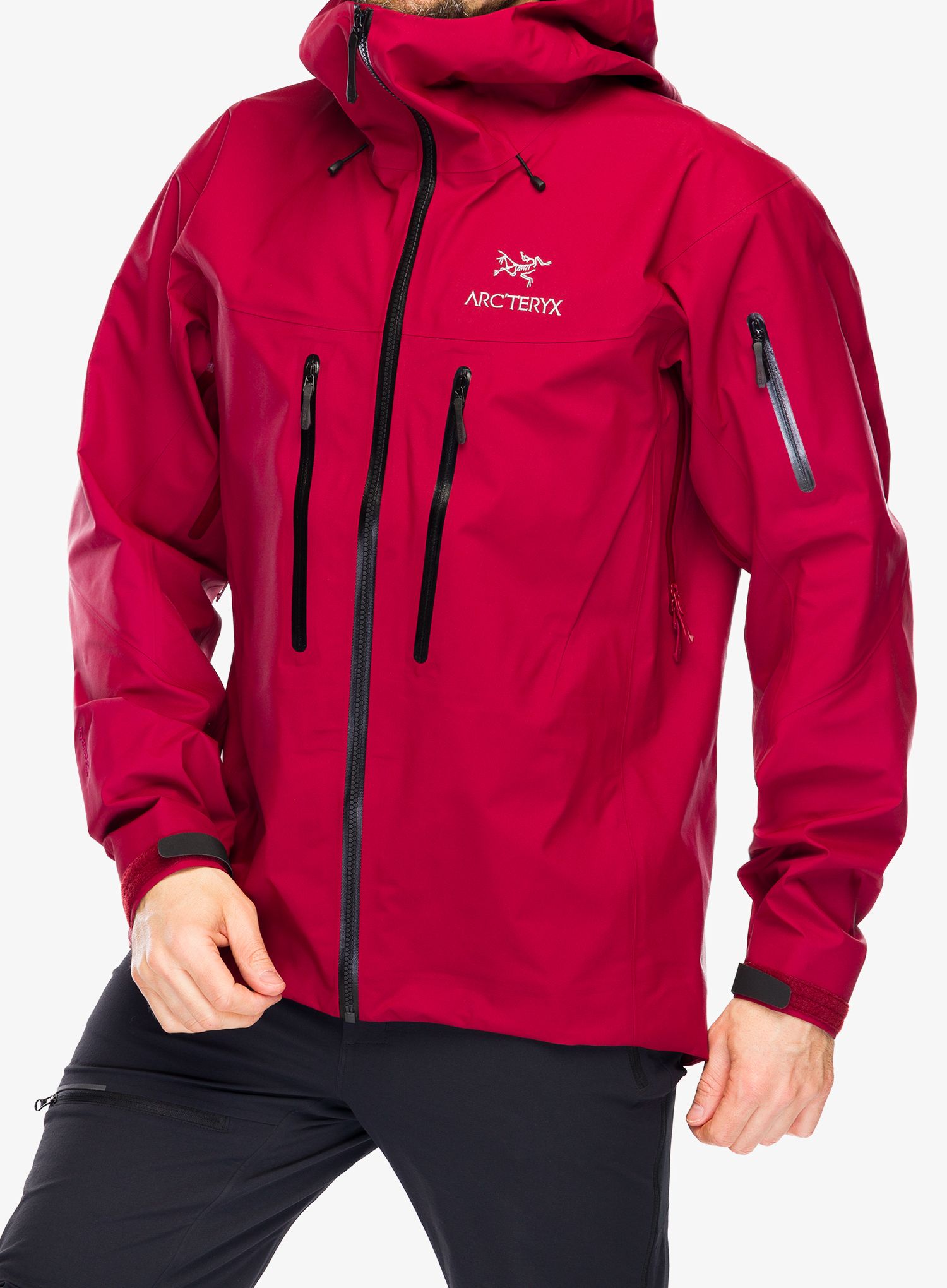 Kišna jakna Arcteryx Alpha SV Jacket - bordeaux/bordeaux