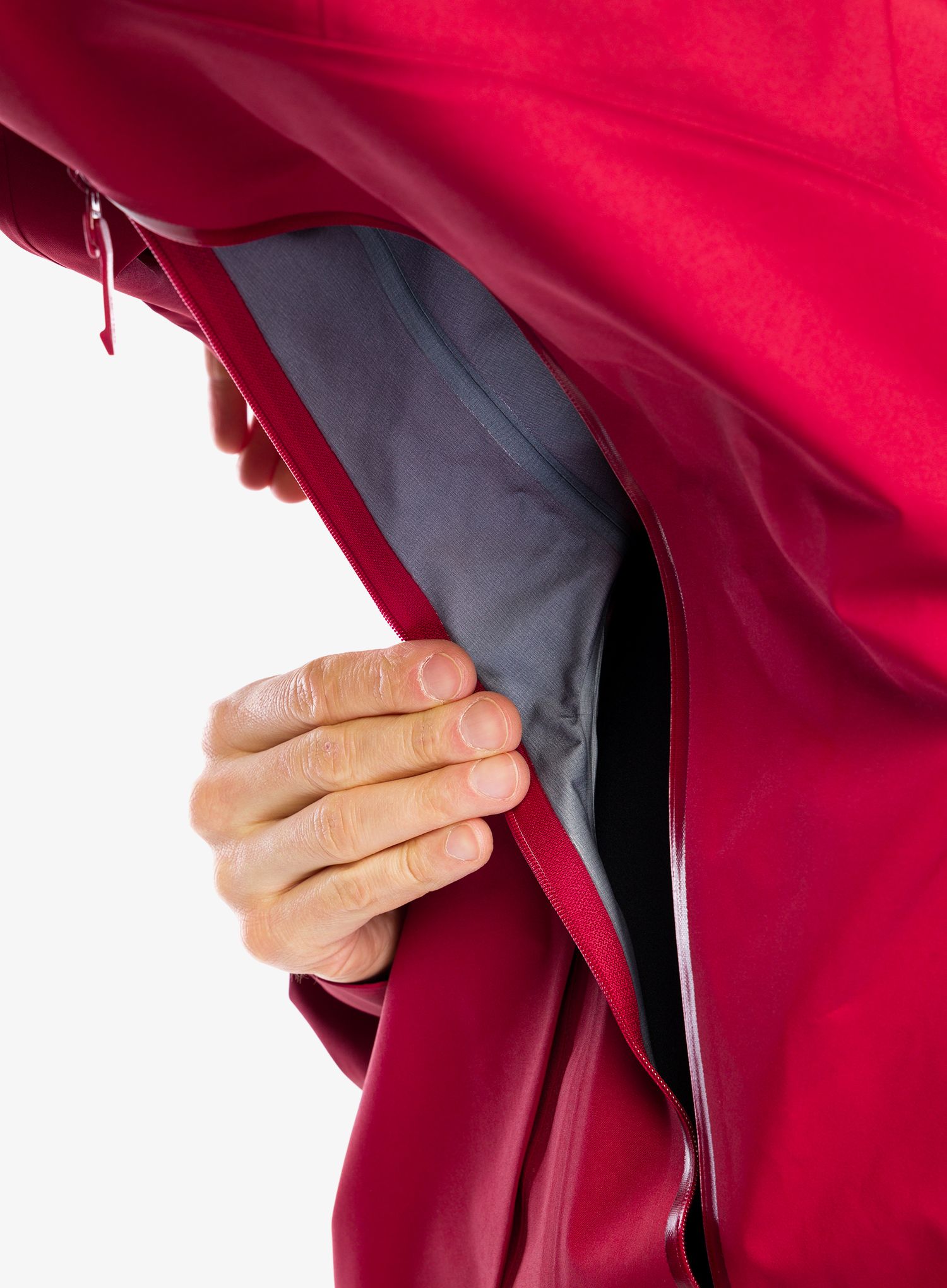 Kišna jakna Arcteryx Alpha SV Jacket - bordeaux/bordeaux