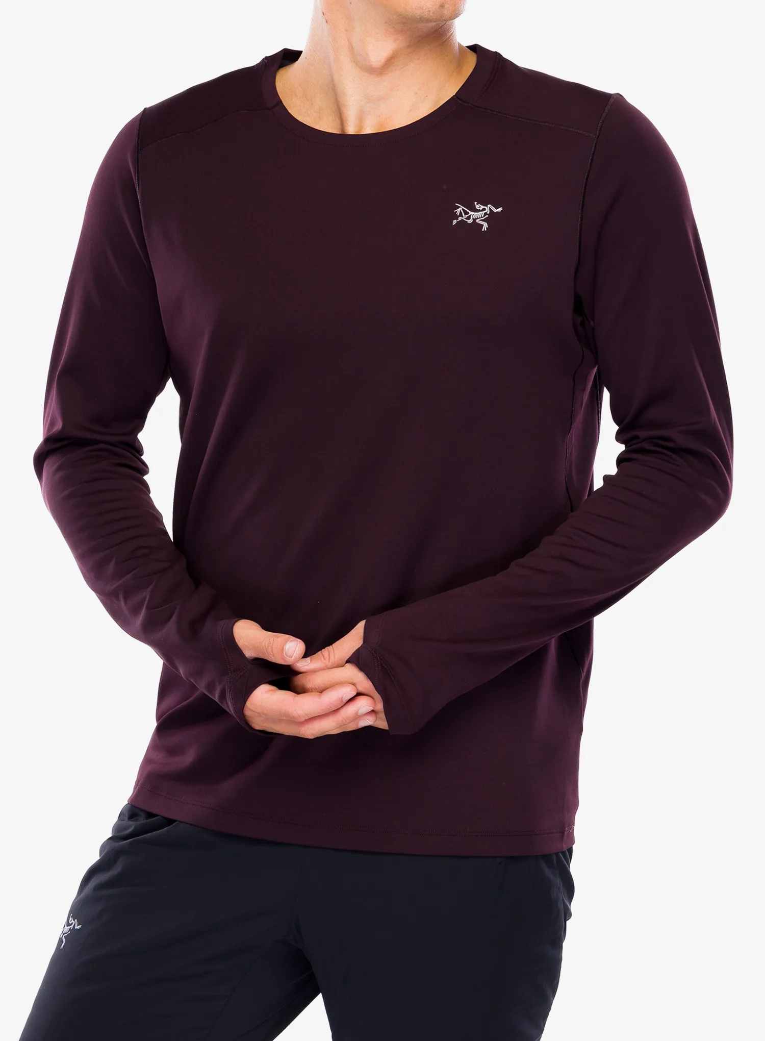 Dukserica za trčanje Arcteryx Cormac Heavyweight LS - phantasm