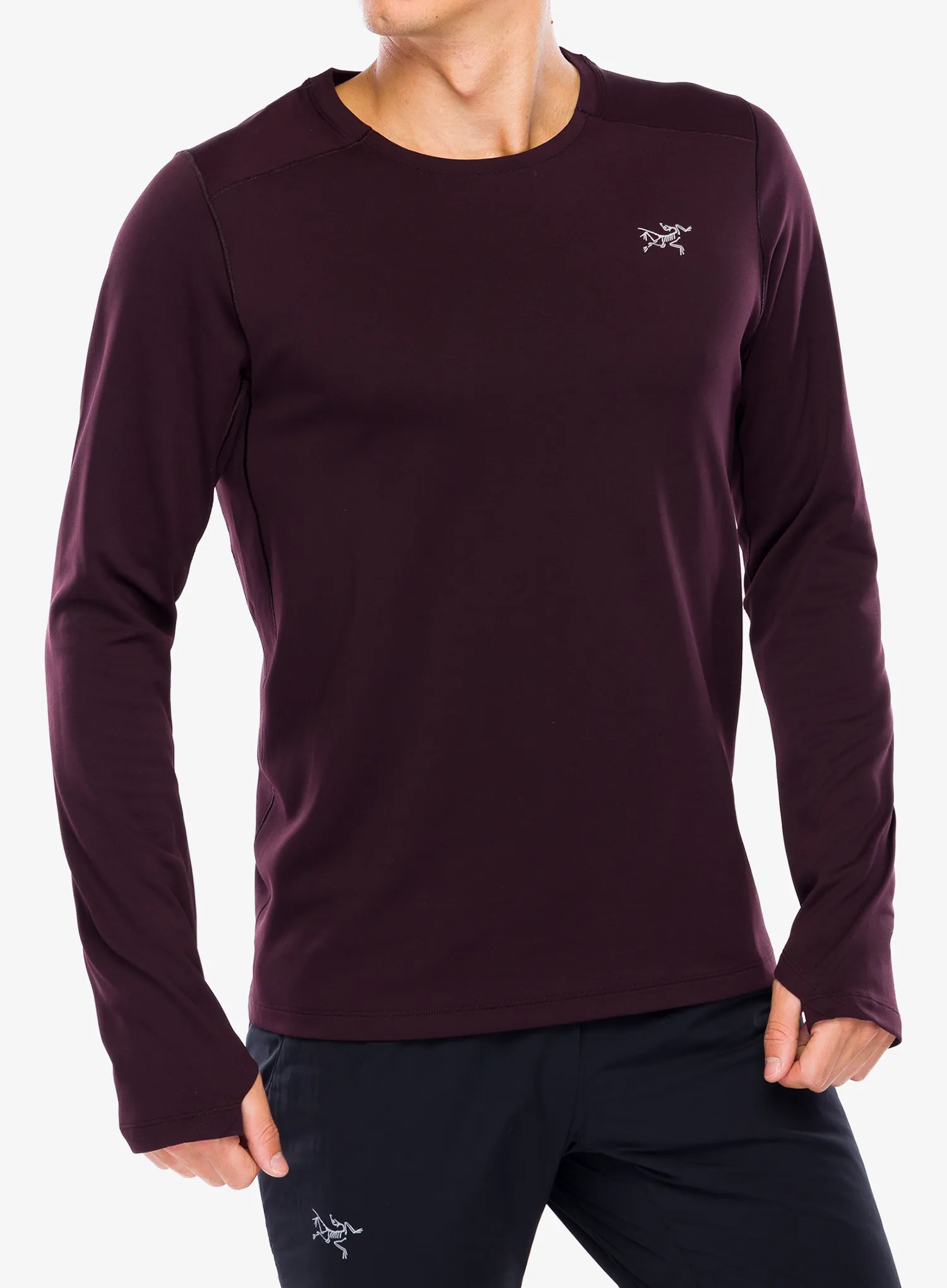 Dukserica za trčanje Arcteryx Cormac Heavyweight LS - phantasm
