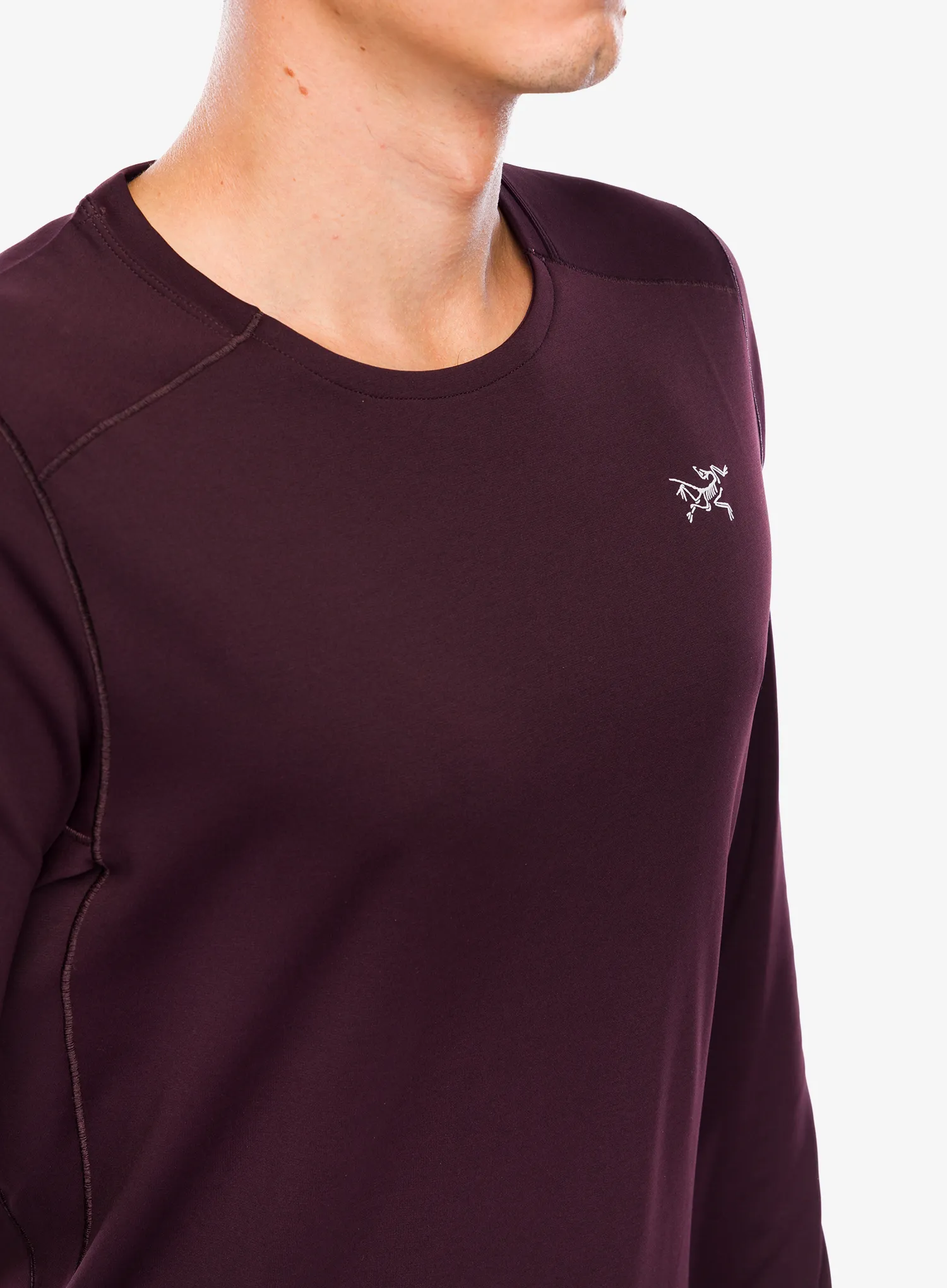 Dukserica za trčanje Arcteryx Cormac Heavyweight LS - phantasm