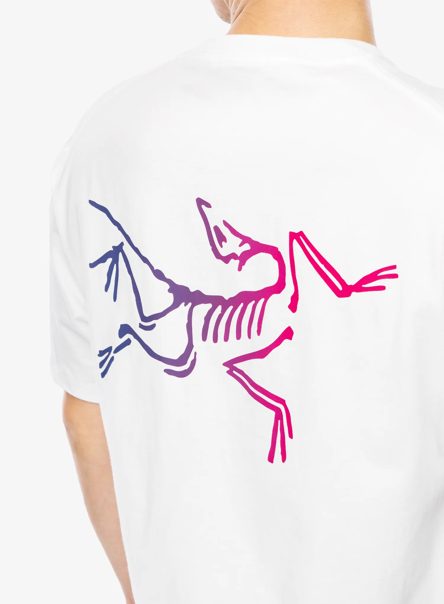 Penjačka majica Arcteryx Kragg Cotton Logo SS - white light/multi