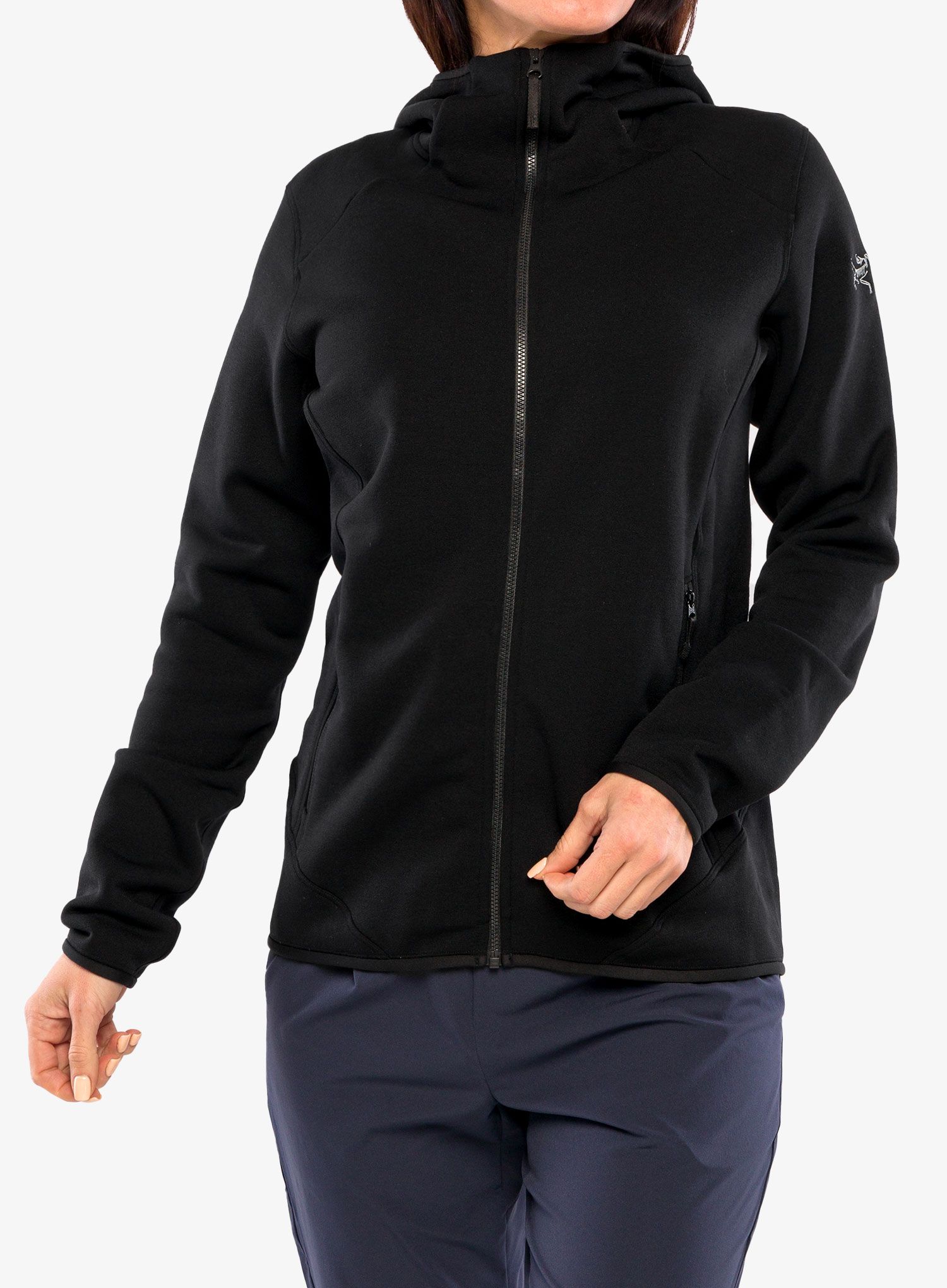Ženska dukserica od flisa Arcteryx Kyanite Hoody - black