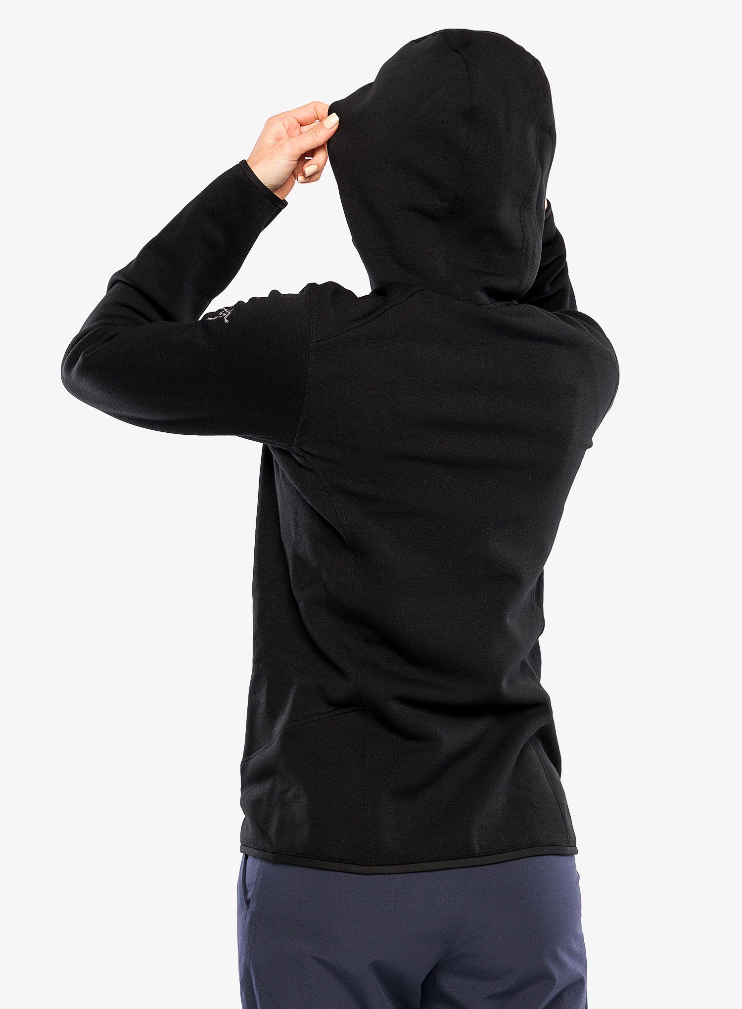 Ženska dukserica od flisa Arcteryx Kyanite Hoody - black