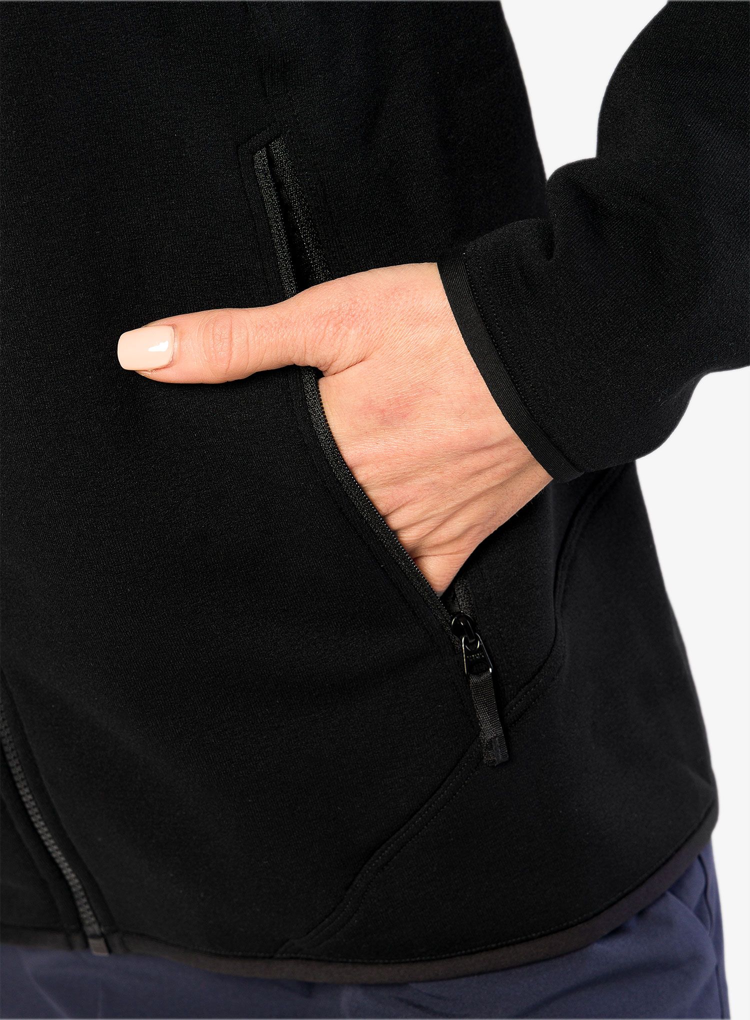 Ženska dukserica od flisa Arcteryx Kyanite Hoody - black