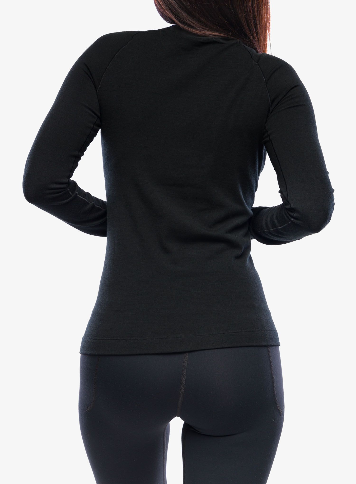 Ženska termoaktivna dukserica Arcteryx Rho Merino Wool LS Crew - black