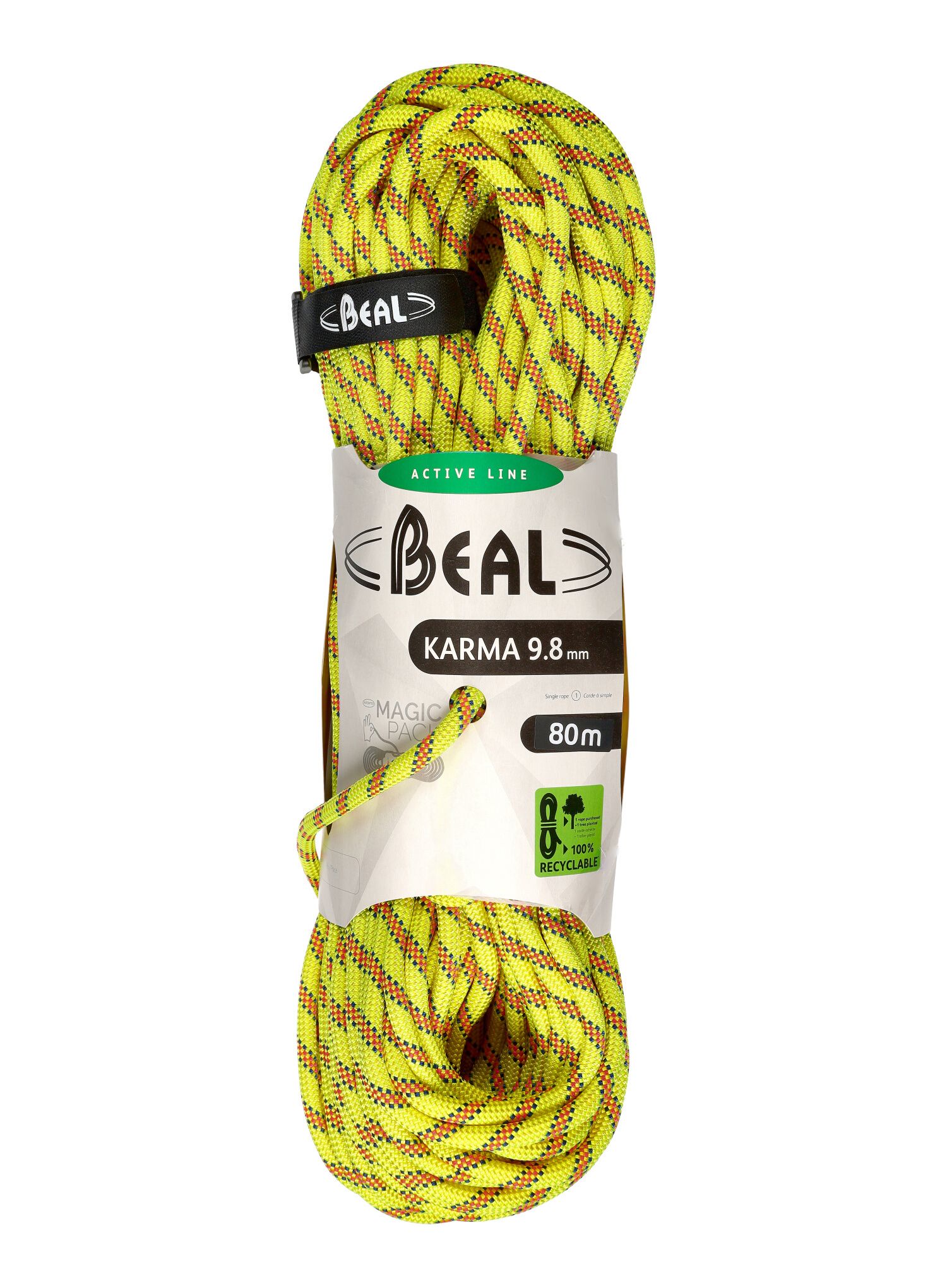 Dinamičko uže Beal Karma 9,8 mm 80 m - yellow