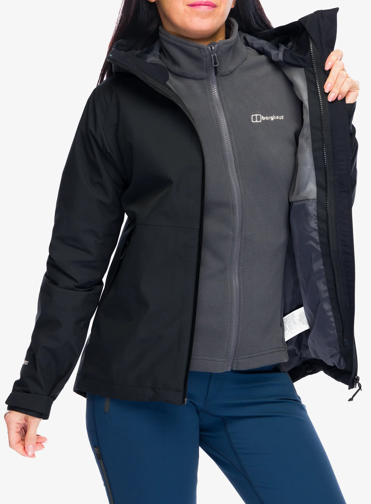 Ženska jakna 3u1 Berghaus Bramblfell GTX Gemini 3in1 Jacket - black