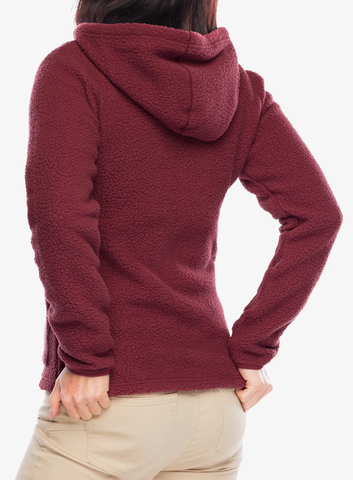 Ženska jakna od flisa Berghaus Darria FZ Hooded Jacket - garnet