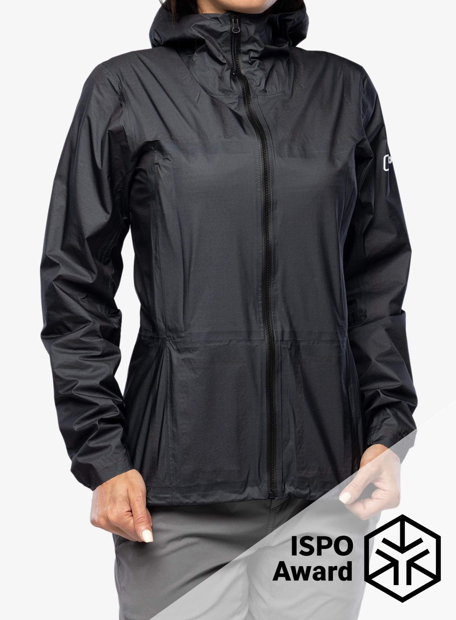 Ženska kišna jakna Berghaus MTN Guide Hyper Alpha Jacket - black/black