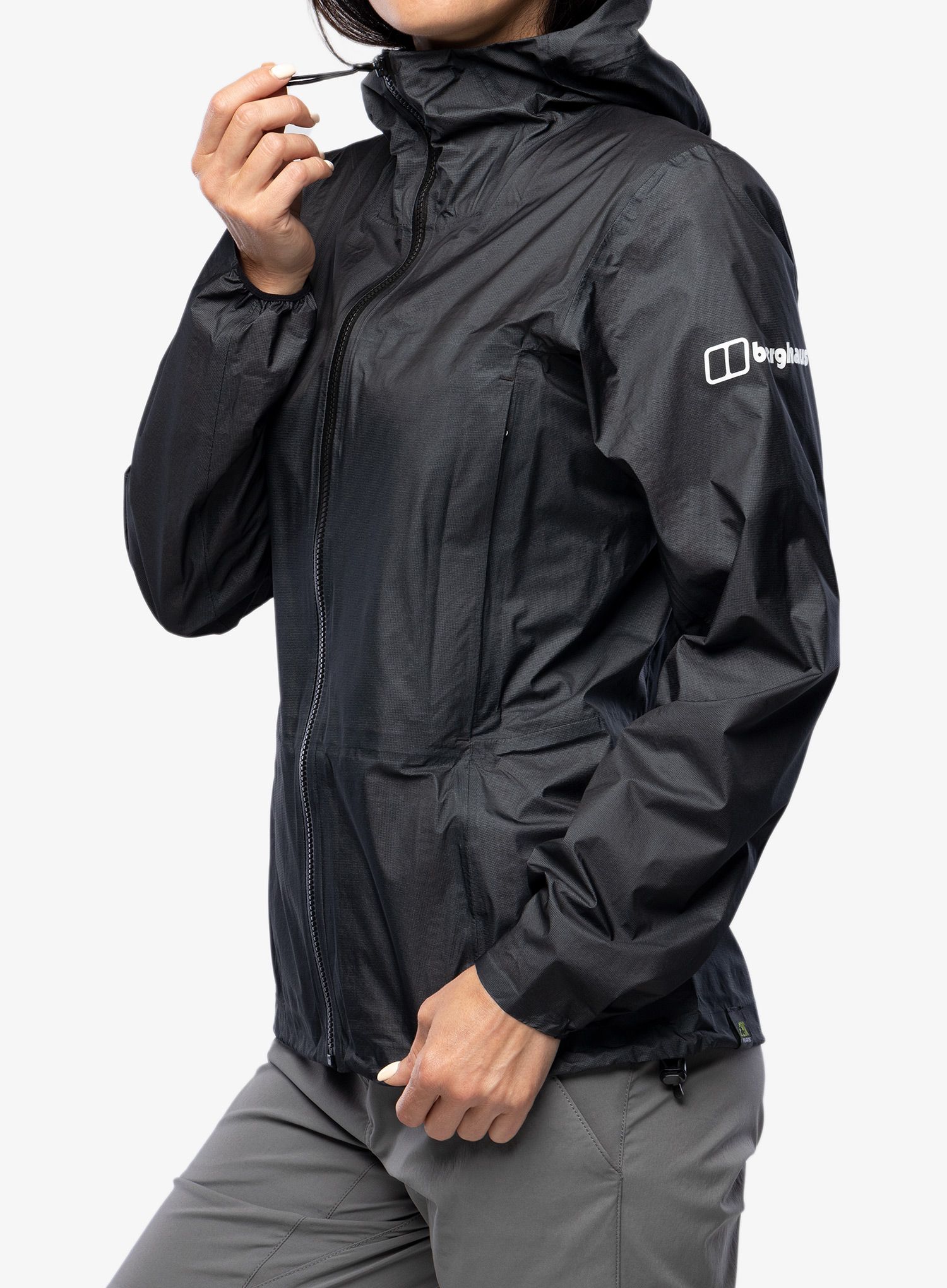 Ženska kišna jakna Berghaus MTN Guide Hyper Alpha Jacket - black/black