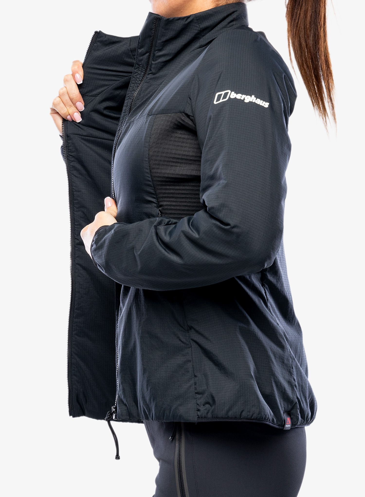 Ženska jakna Berghaus MTN Guide MW Hybrid Jacket - black/black