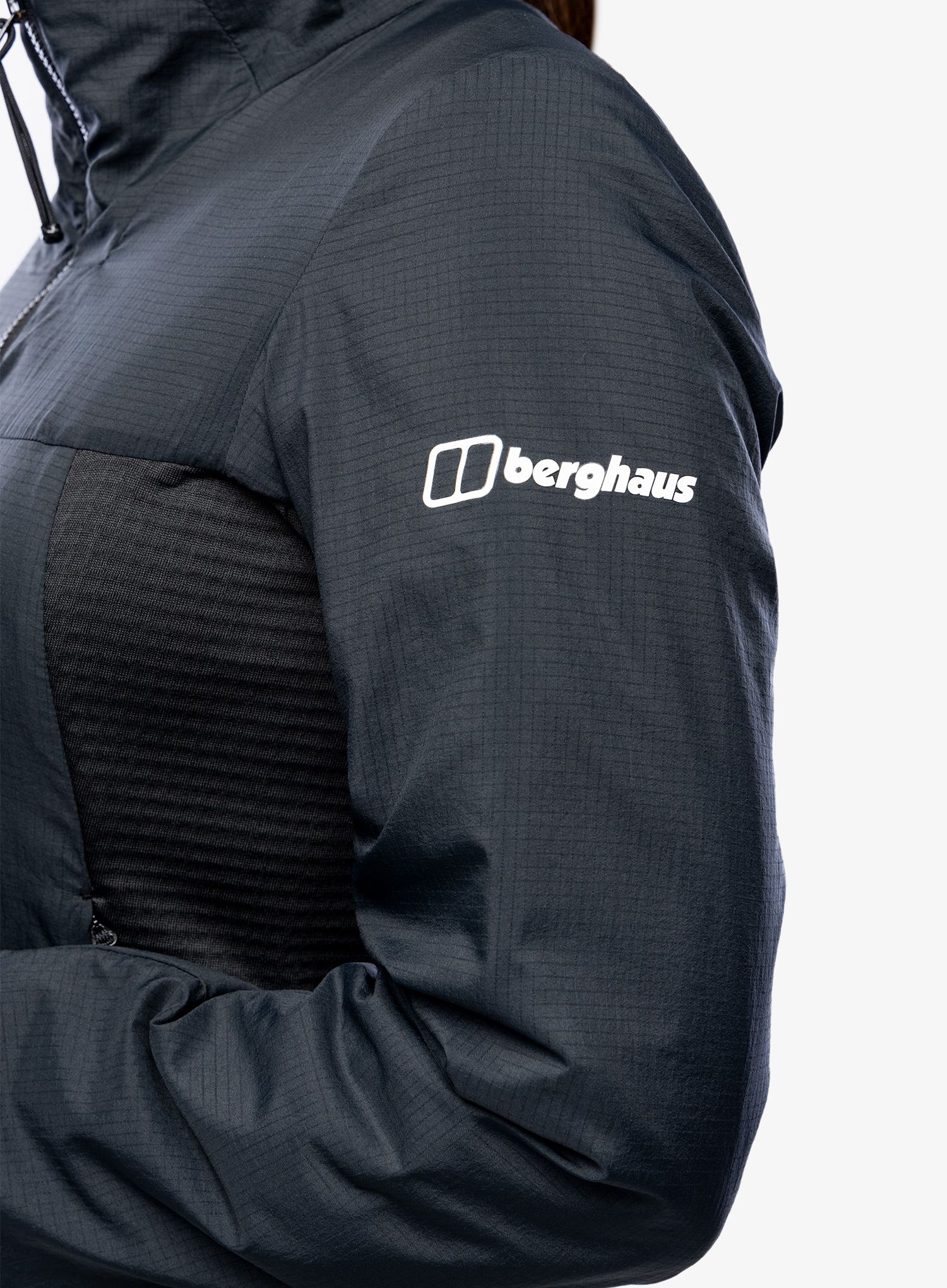 Ženska jakna Berghaus MTN Guide MW Hybrid Jacket - black/black