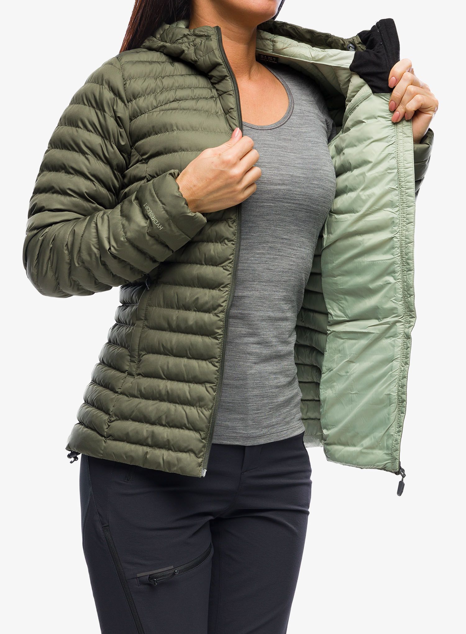 Jakna s postavom ženska Berghaus Nula Micro Jacket - deep depths