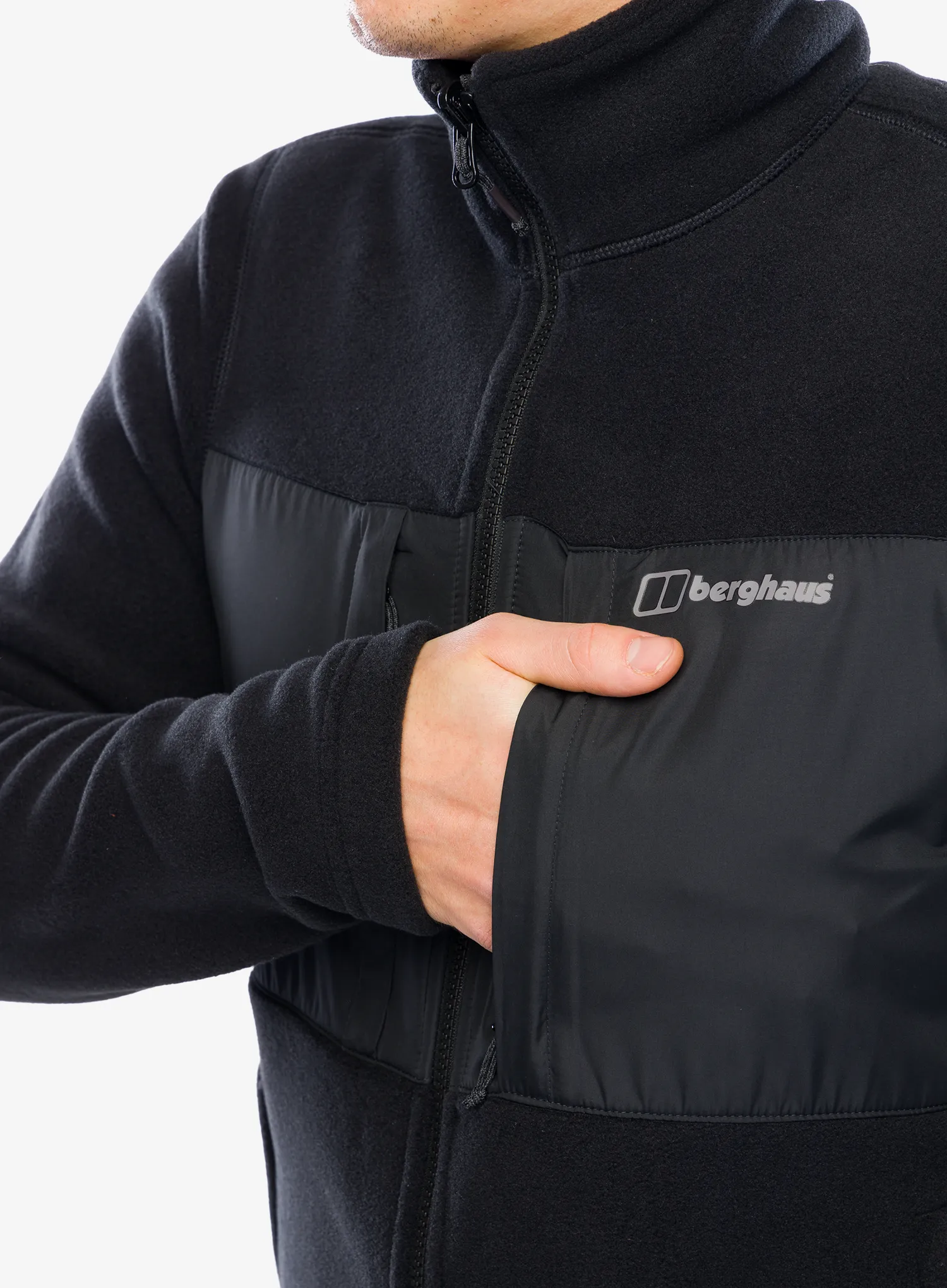 Dukserica od flisa Berghaus Prism Guide IA Jacket - black/black