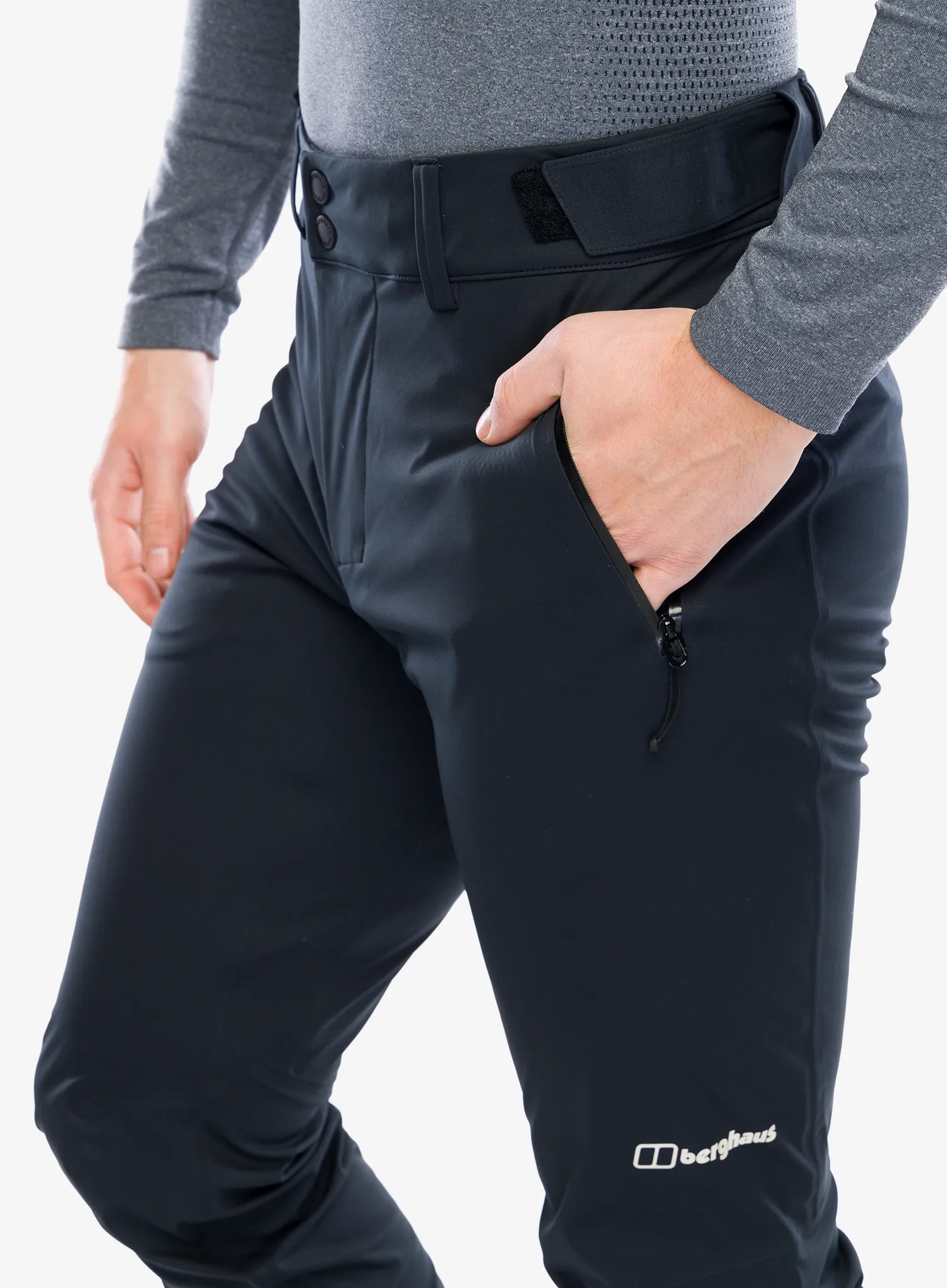 Softshell hlače Berghaus Ridge-Roamer Softshell Pant - black/black