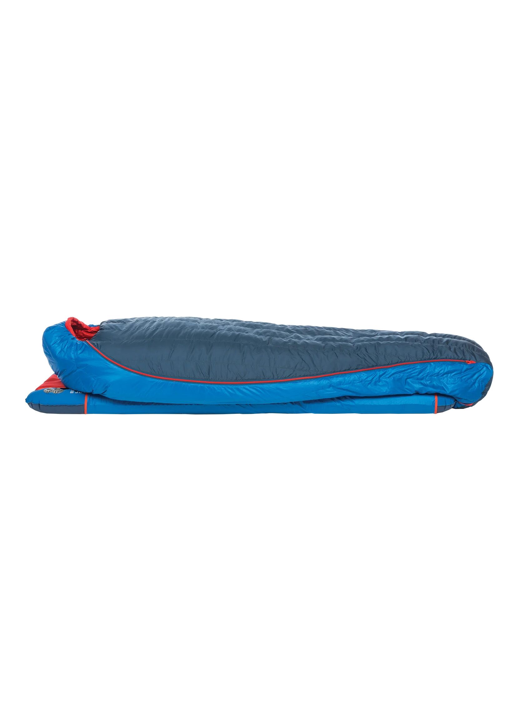 Vreća za spavanje Big Agnes Anvil Horn 30 (183 cm) Regular Left - blue/red