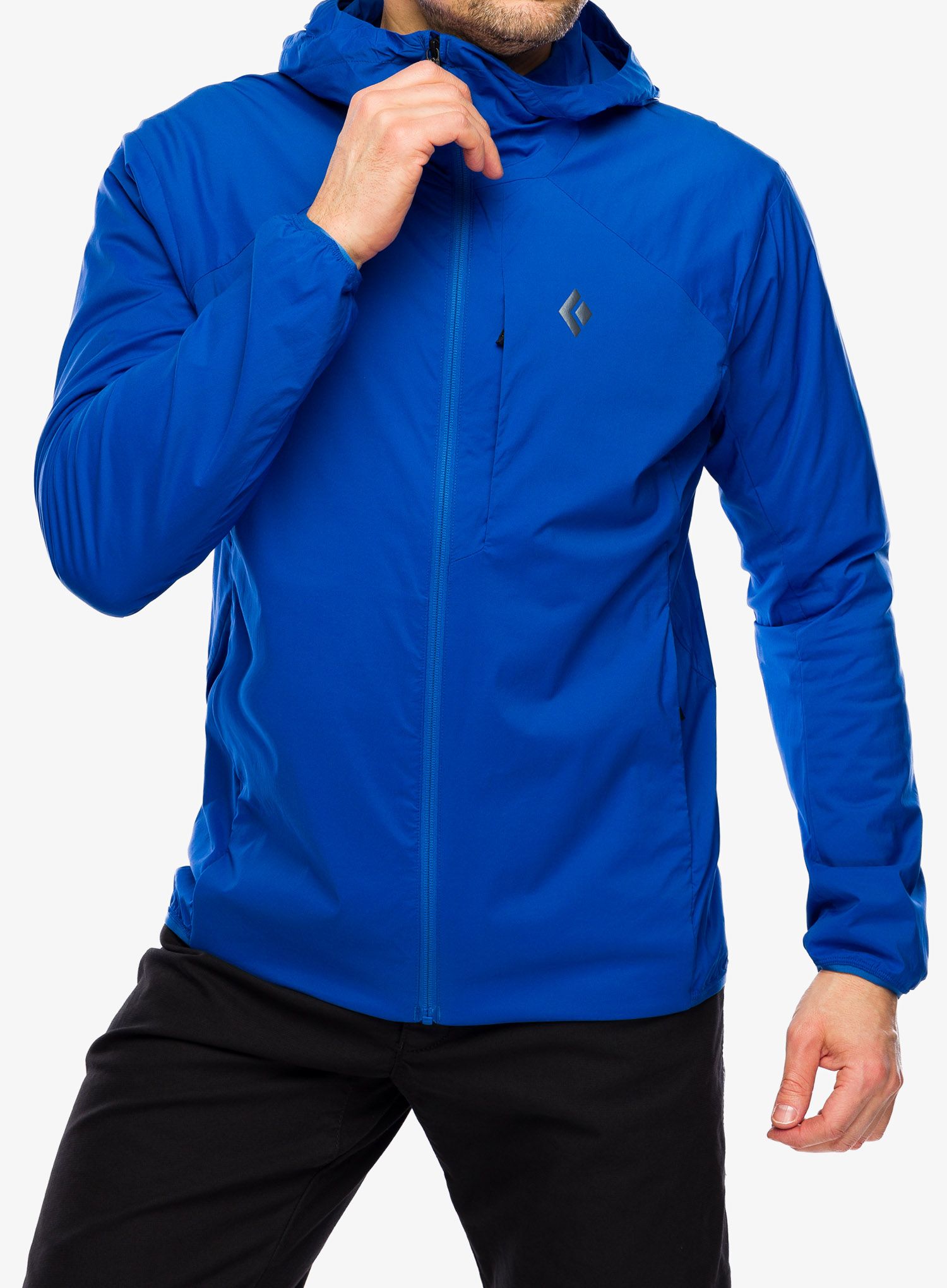 Softshell jakna Black Diamond Alpine Start Insulated Hoody - drifter blue