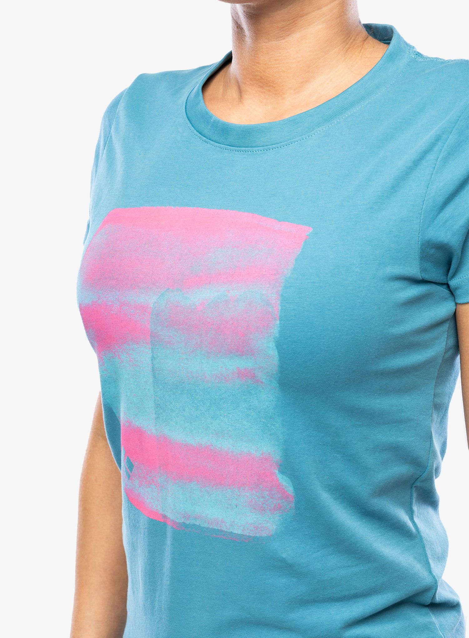 Ženska majica Black Diamond Big Wall SS Tee - cerulean blue