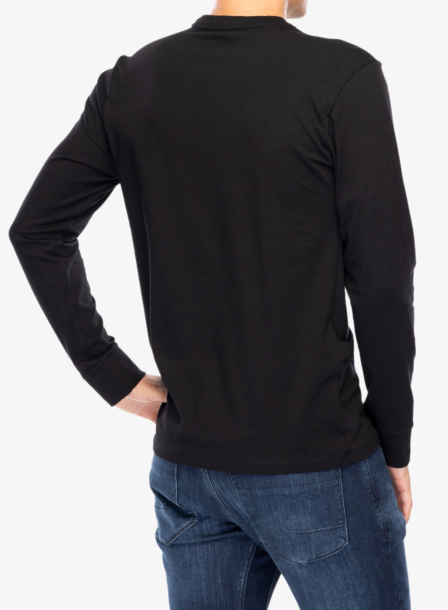 Majica dugih rukava Black Diamond Heritage Wordmark LS Tee - black
