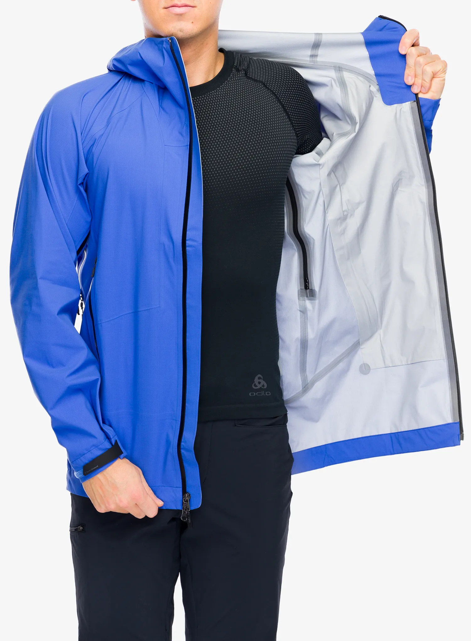 Kišna jakna Black Diamond Highline Stretch Shell - clean blue