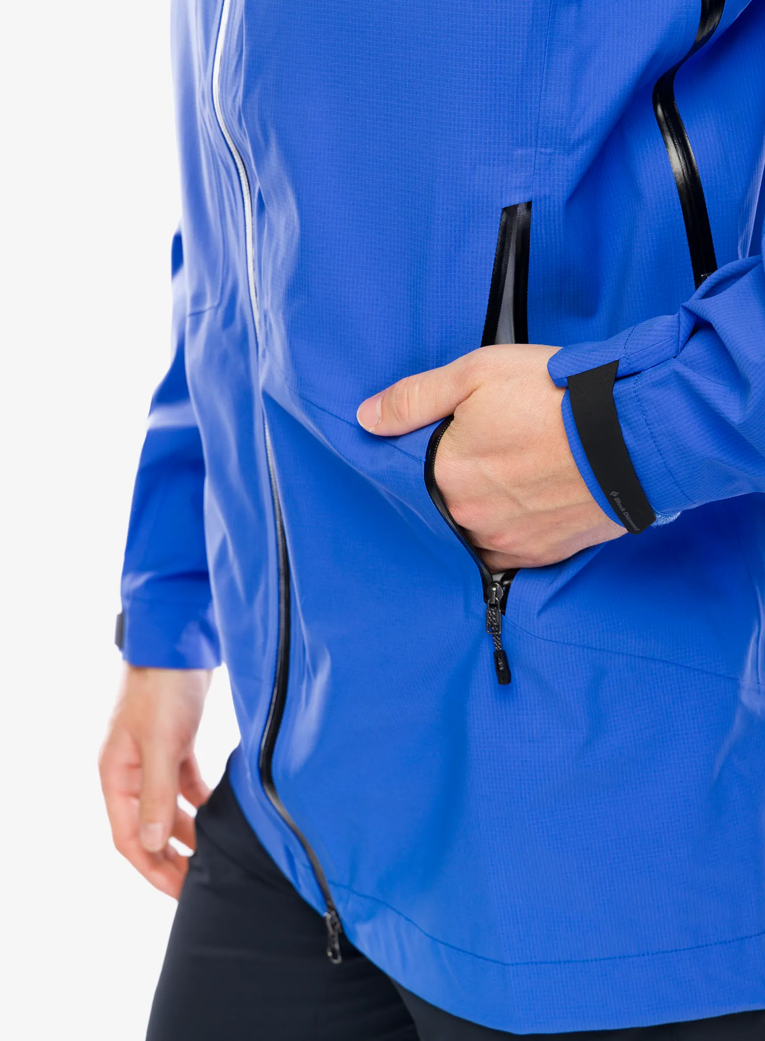 Kišna jakna Black Diamond Highline Stretch Shell - clean blue