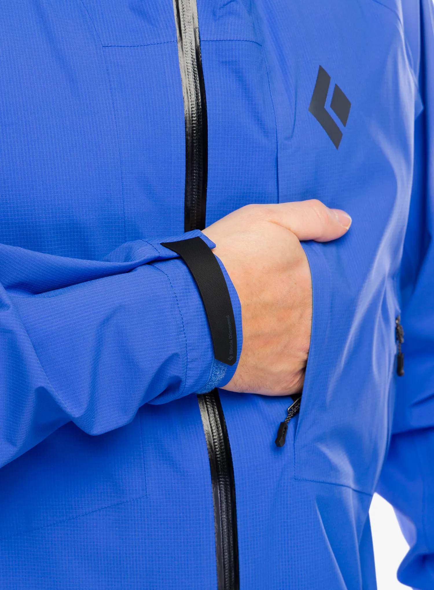 Kišna jakna Black Diamond Highline Stretch Shell - clean blue