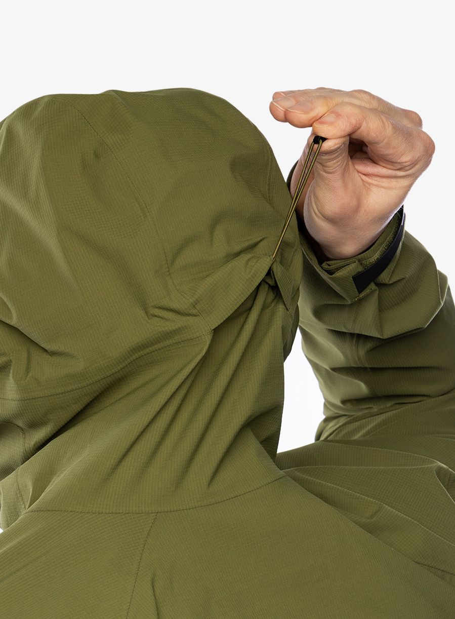 Kišna jakna Black Diamond Highline Stretch Shell - crag green