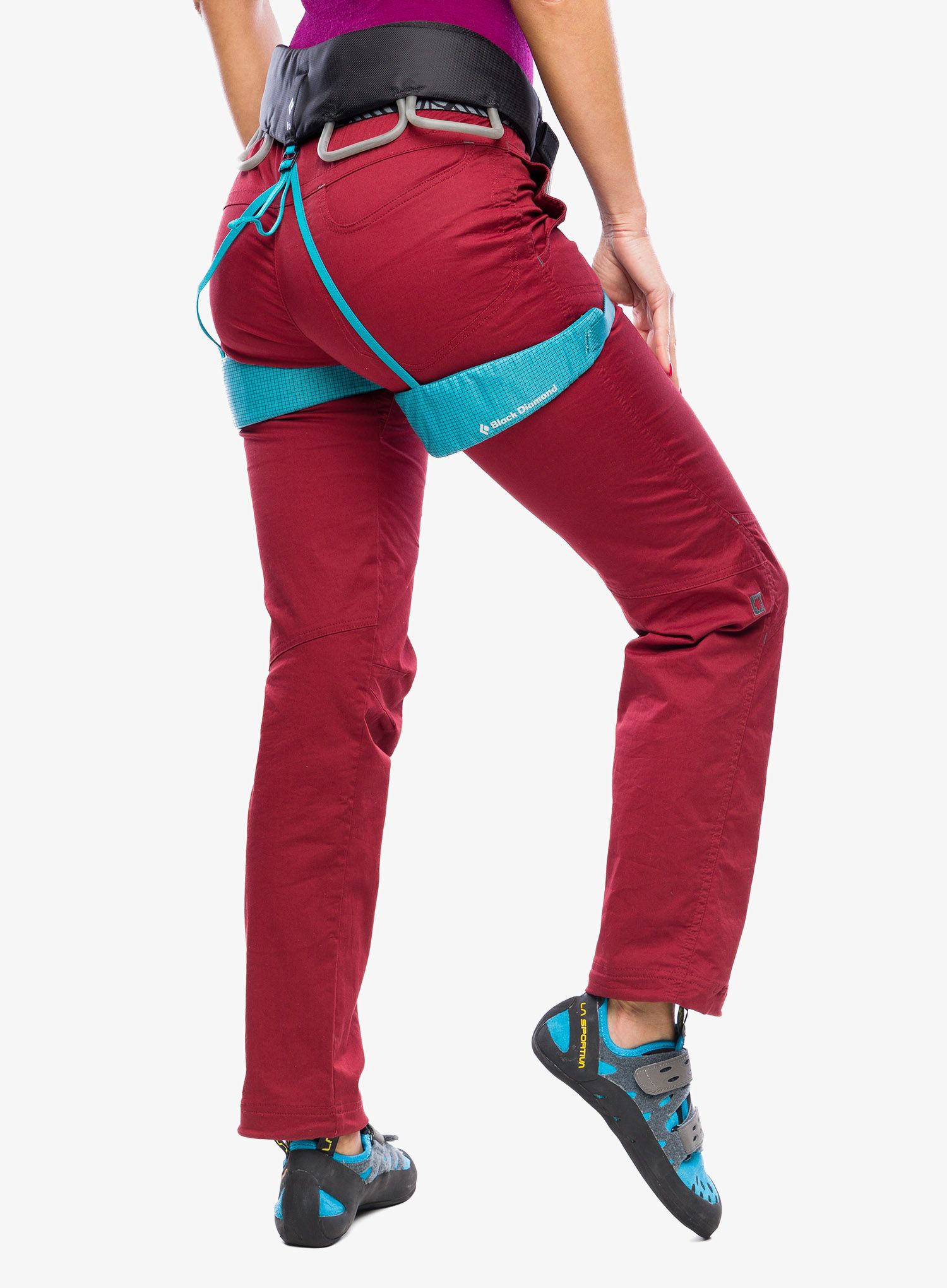 Penjački pojas Black Diamond Momentum Harness - aqua verde