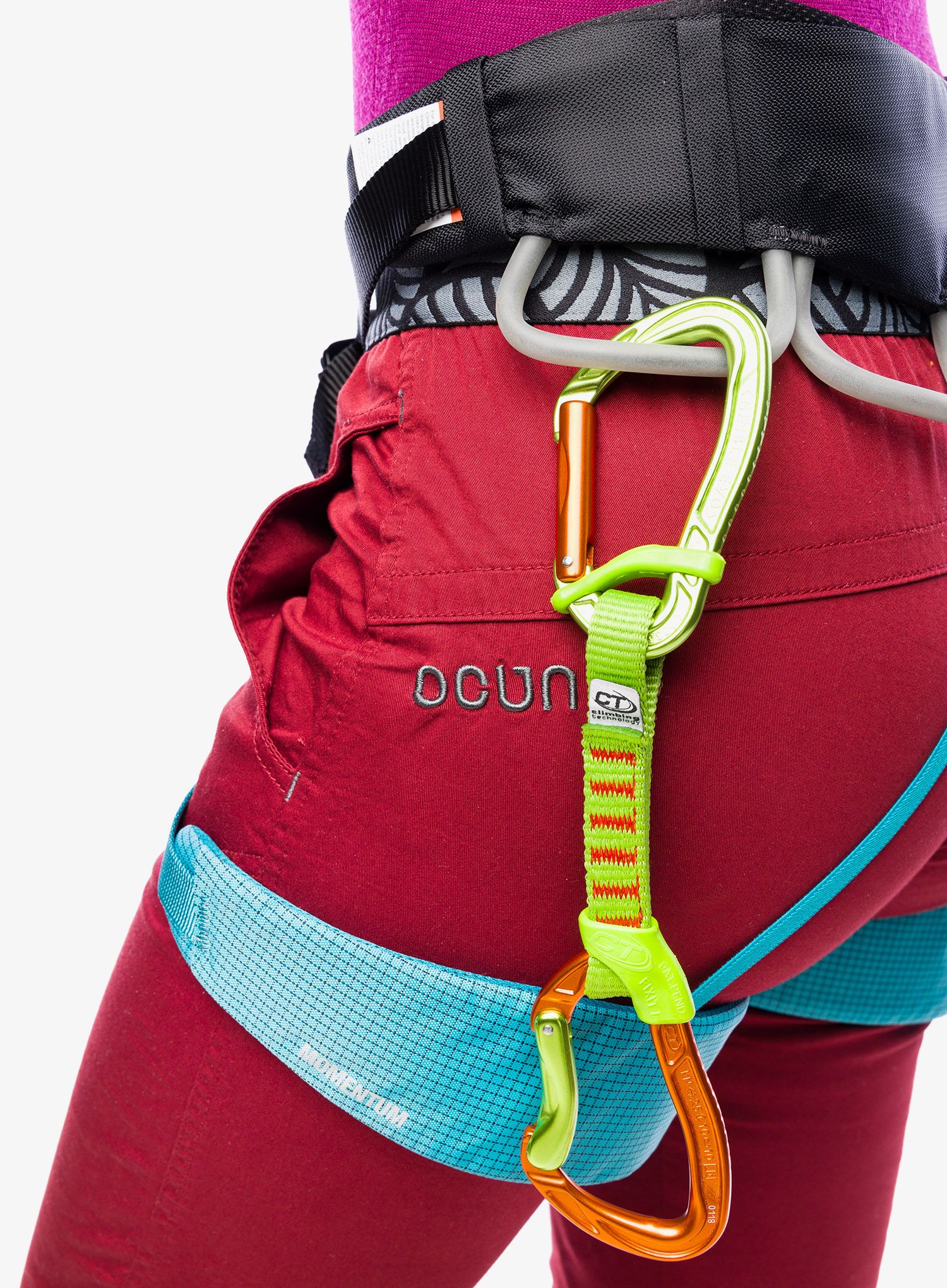Penjački pojas Black Diamond Momentum Harness - aqua verde