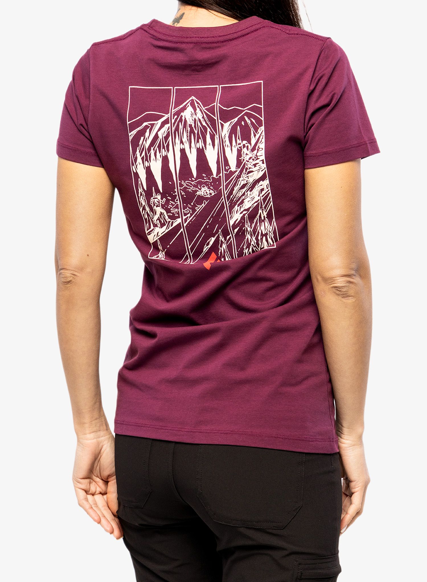 Ženska majica Black Diamond Multi Sport Tee S/S - blackberry