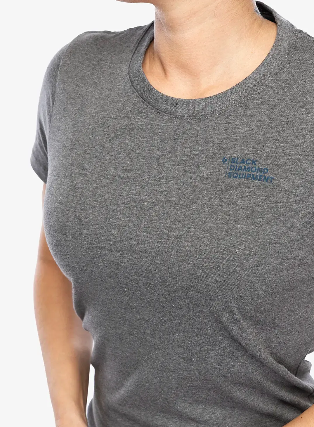 Ženska majica s tiskom Black Diamond Multi Sport Tee S/S - charcoal heather