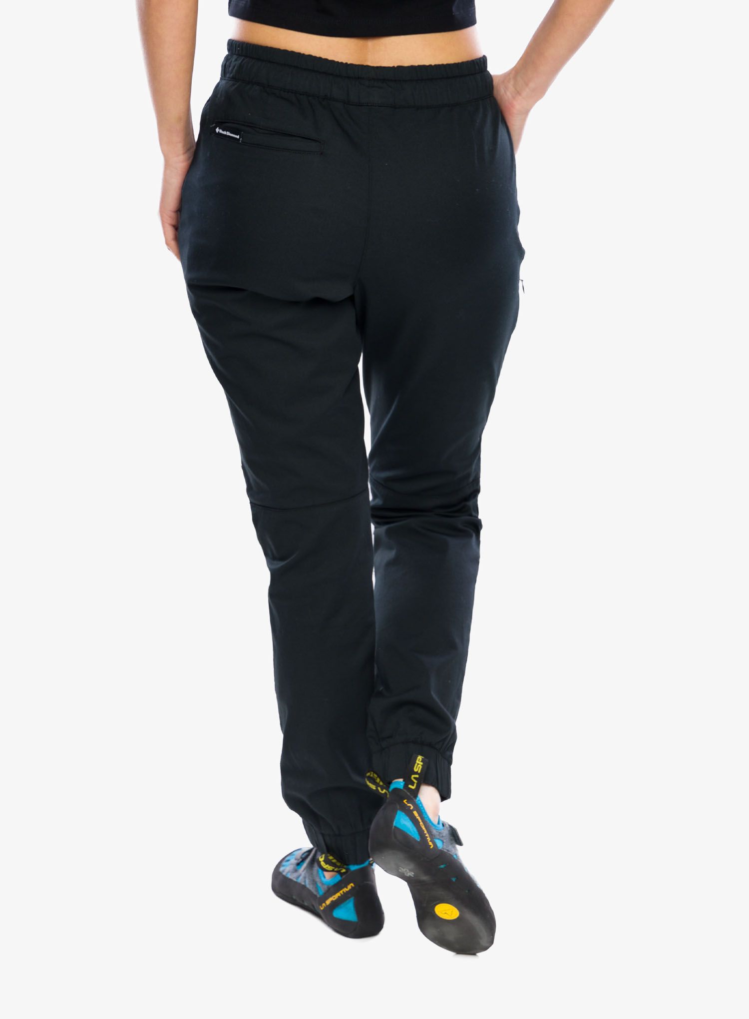 Ženske penjačke hlače Black Diamond Notion Pants - black/black