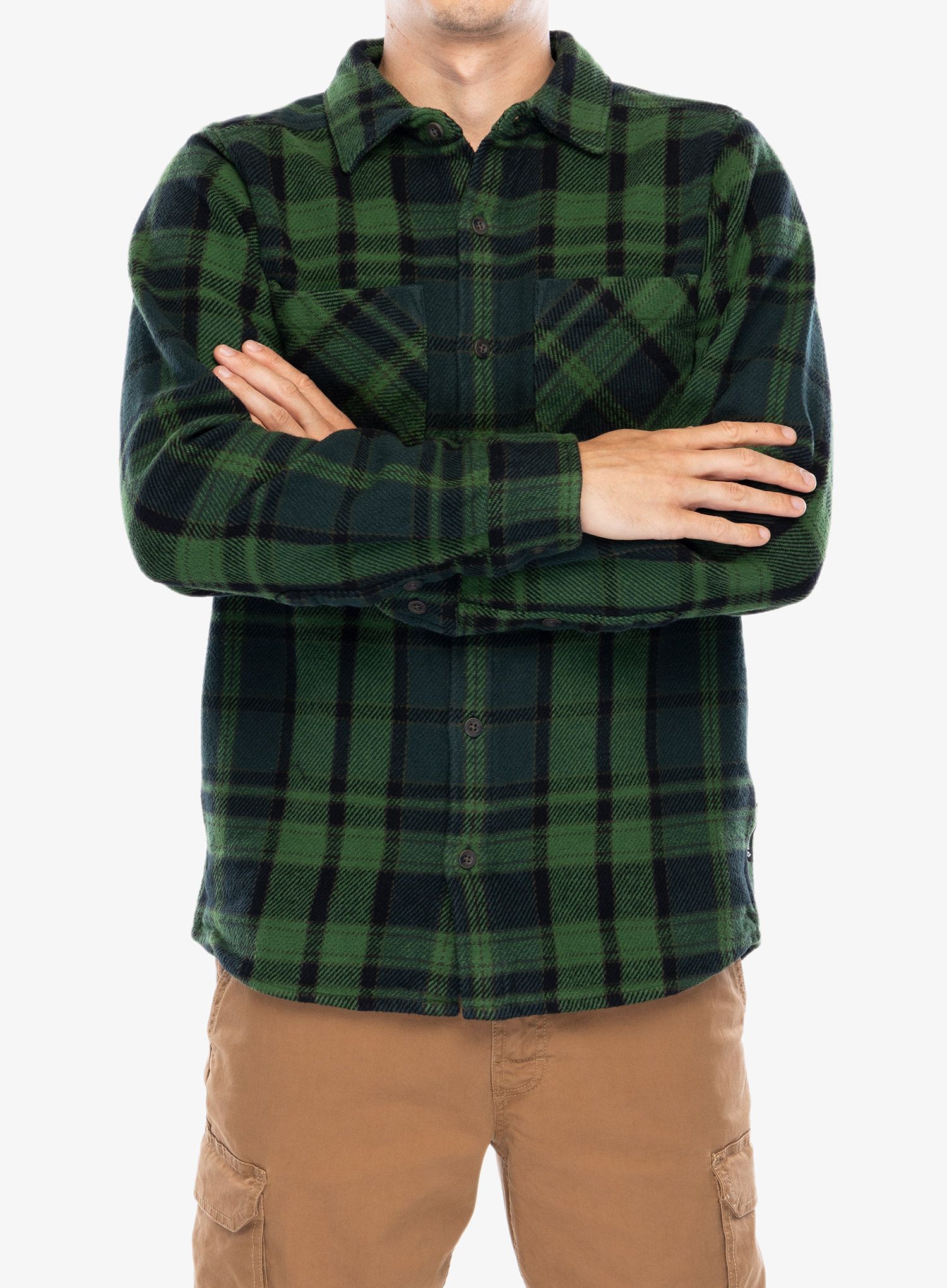 Planinarska košulja Black Diamond Project Heavy Flannel - green/plaid