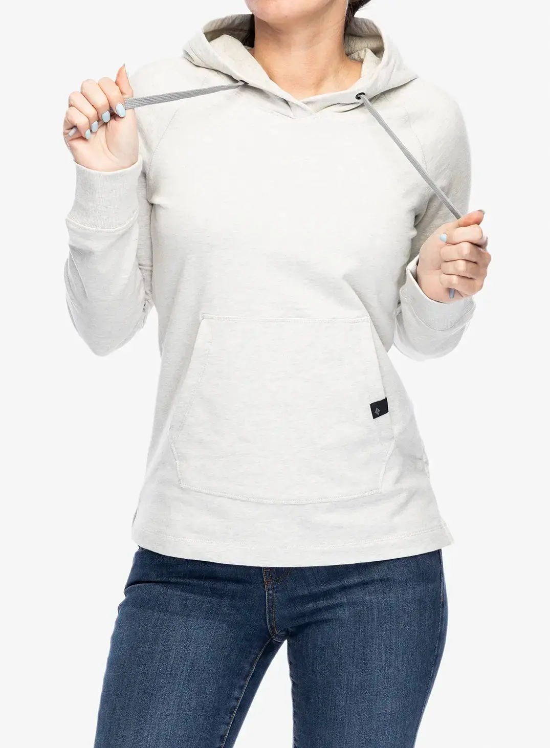 Dukserica s kapuljačom ženska Black Diamond Rays Pullover Hoody - light gray heather