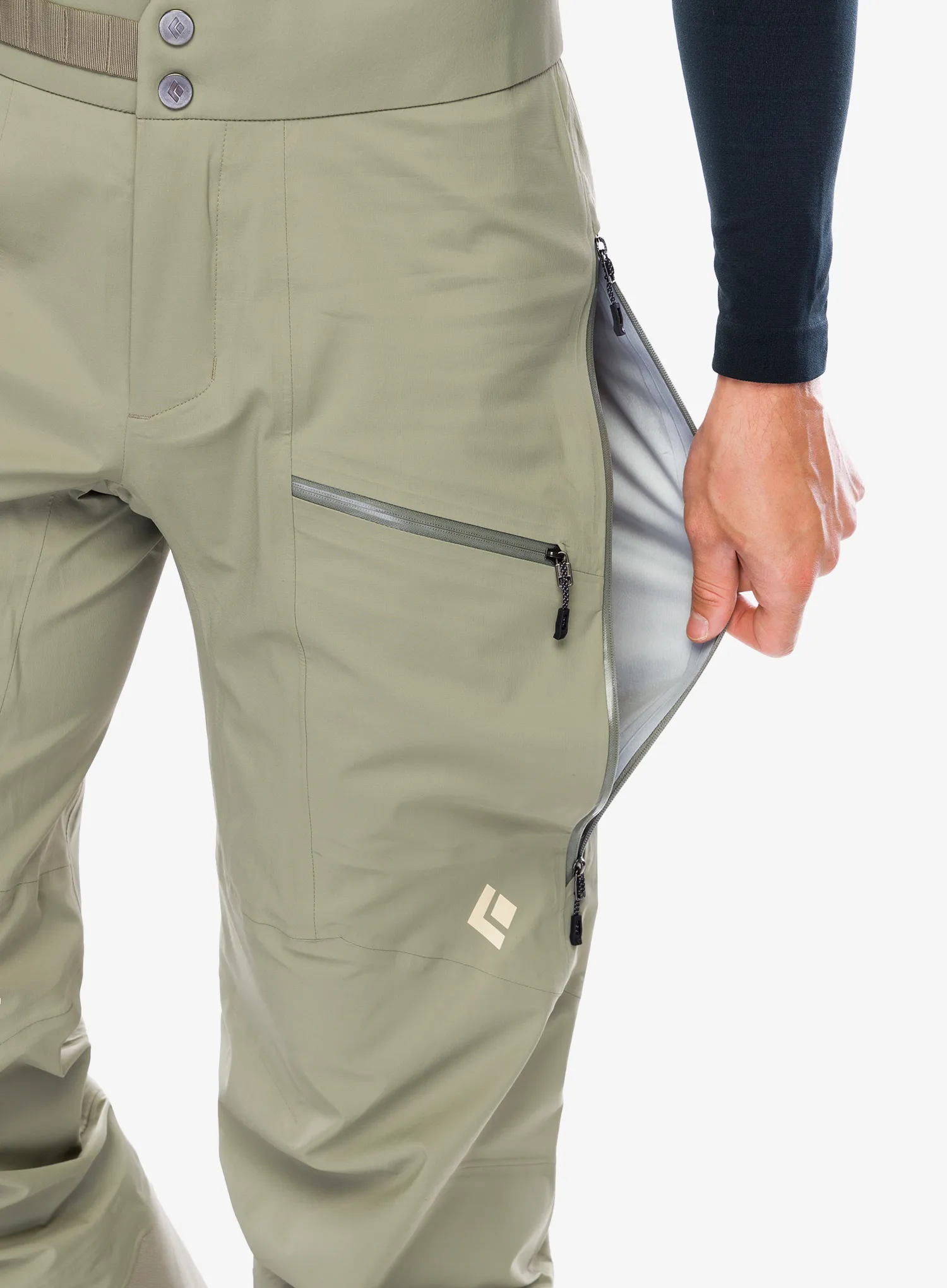 Skijaške hlače Black Diamond Recon LT Stretch Pants - pine smoke