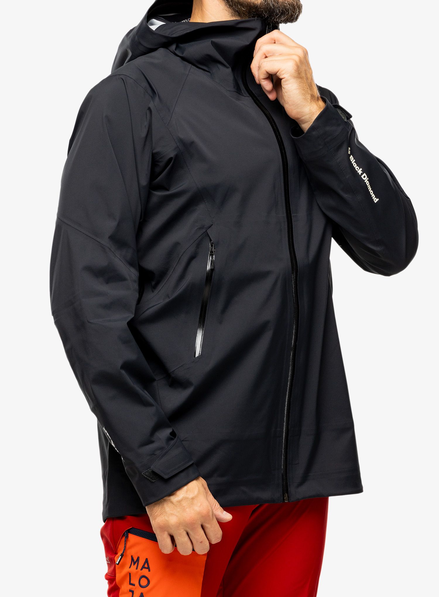 Kišna jakna Black Diamond Recon LT Stretch Shell - black