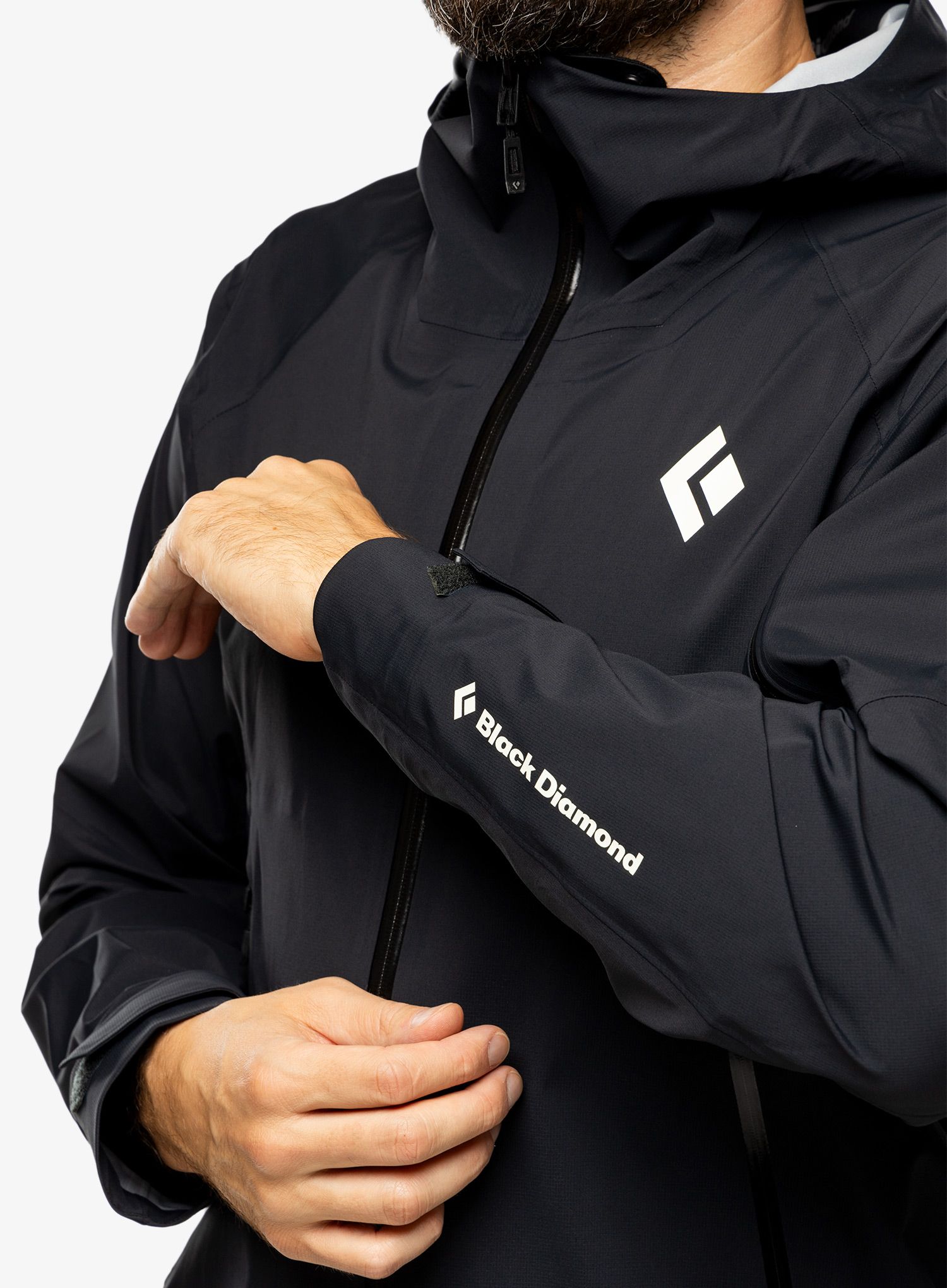 Kišna jakna Black Diamond Recon LT Stretch Shell - black